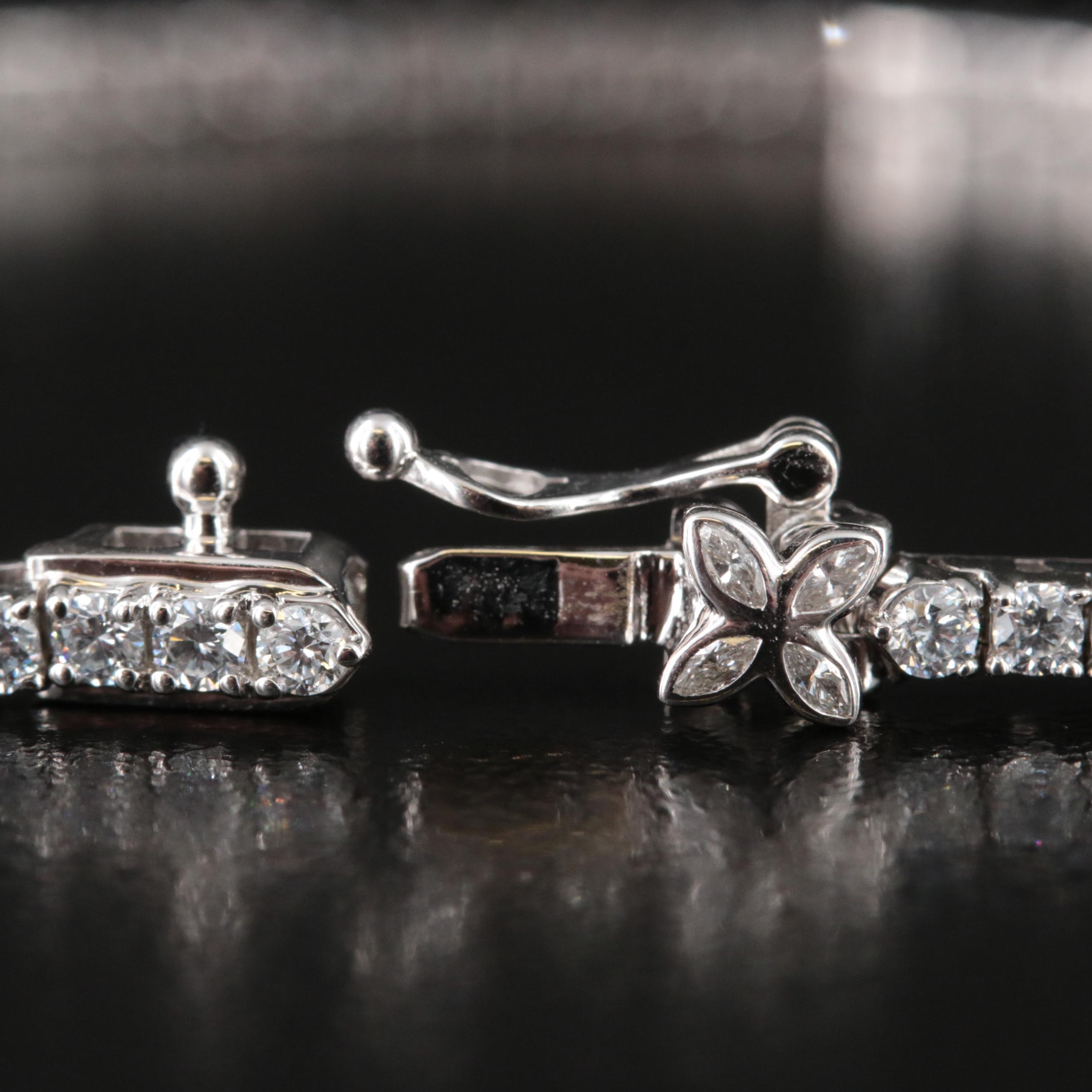 14K 3.00 CTW Lab Grown Diamond Bracelet with IGI Report