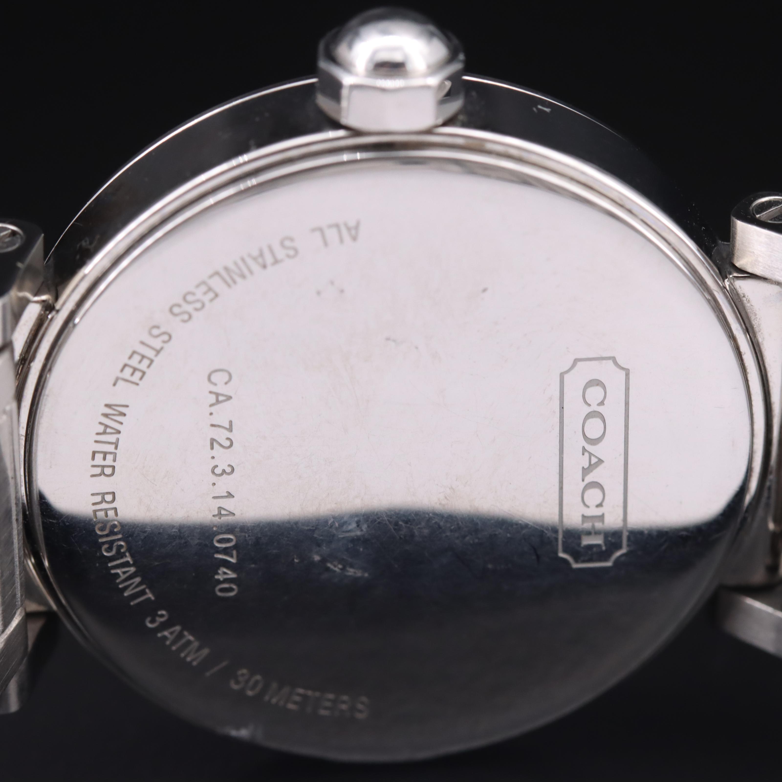 Coach Stainless Steel Quartz Watch