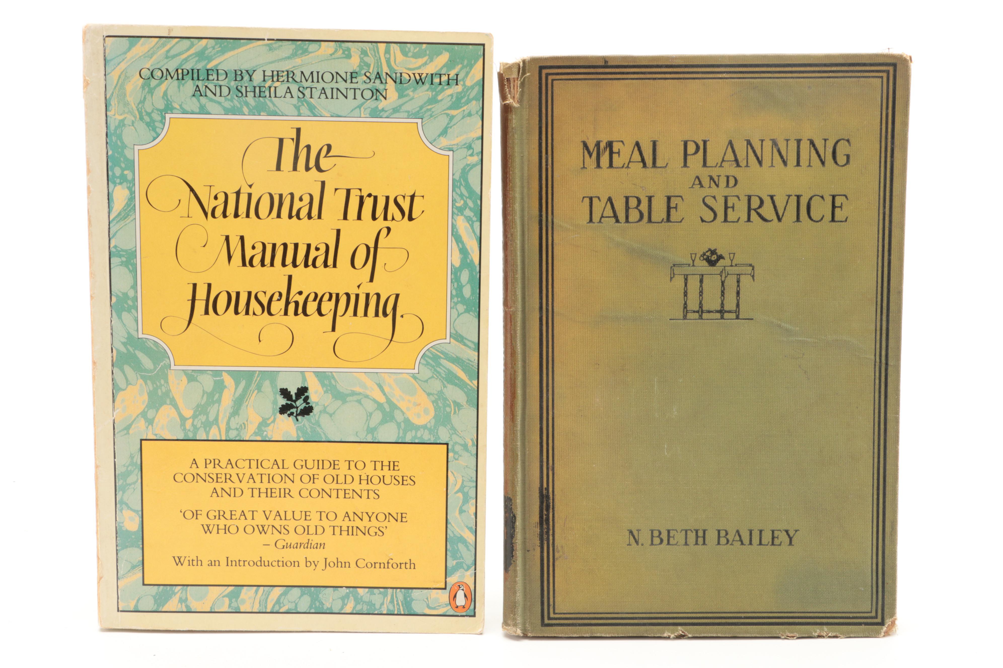 1947 "Emily Post's Etiquette" and More Household Management and Etiquette Books