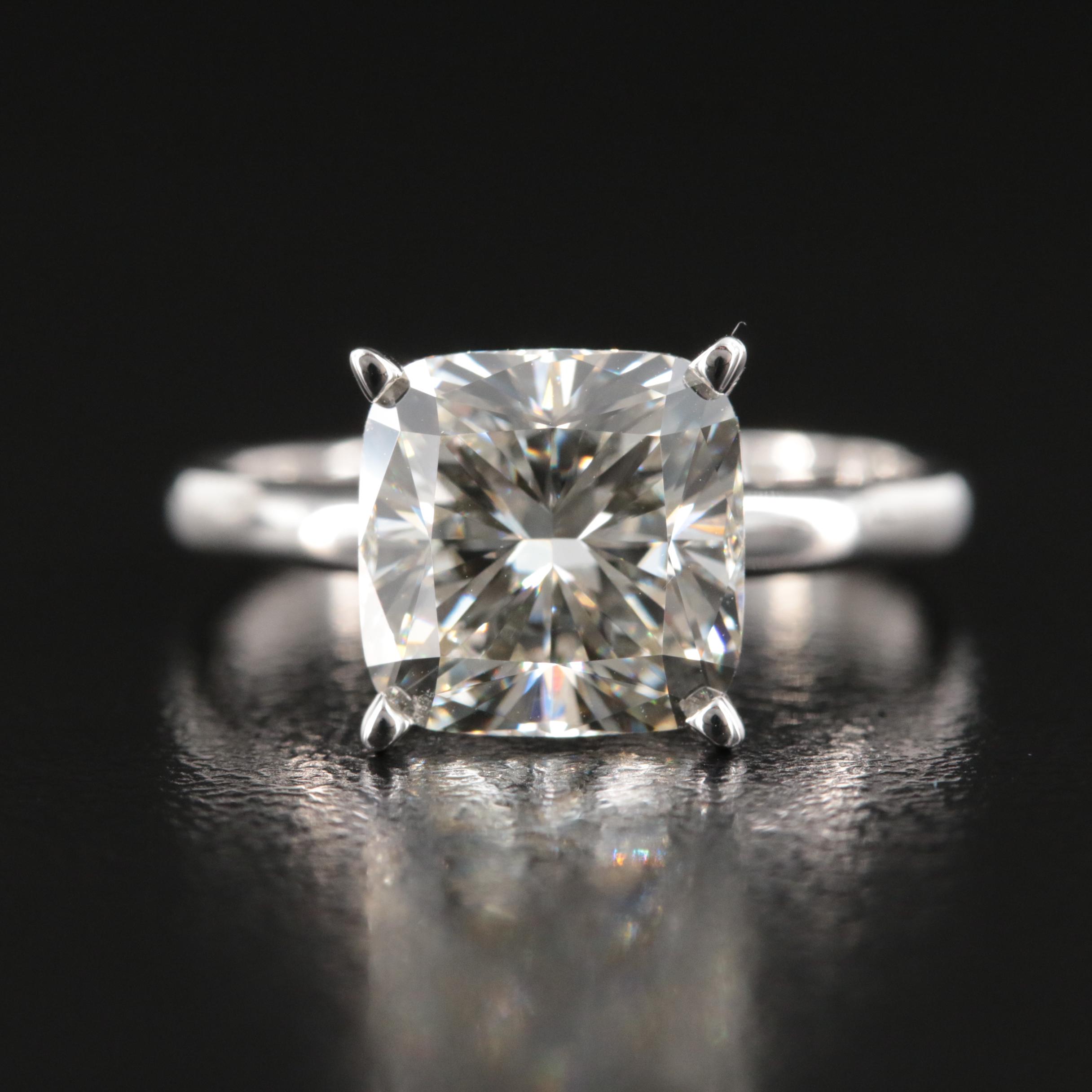 14K 3.96 CT Lab Grown Diamond Ring