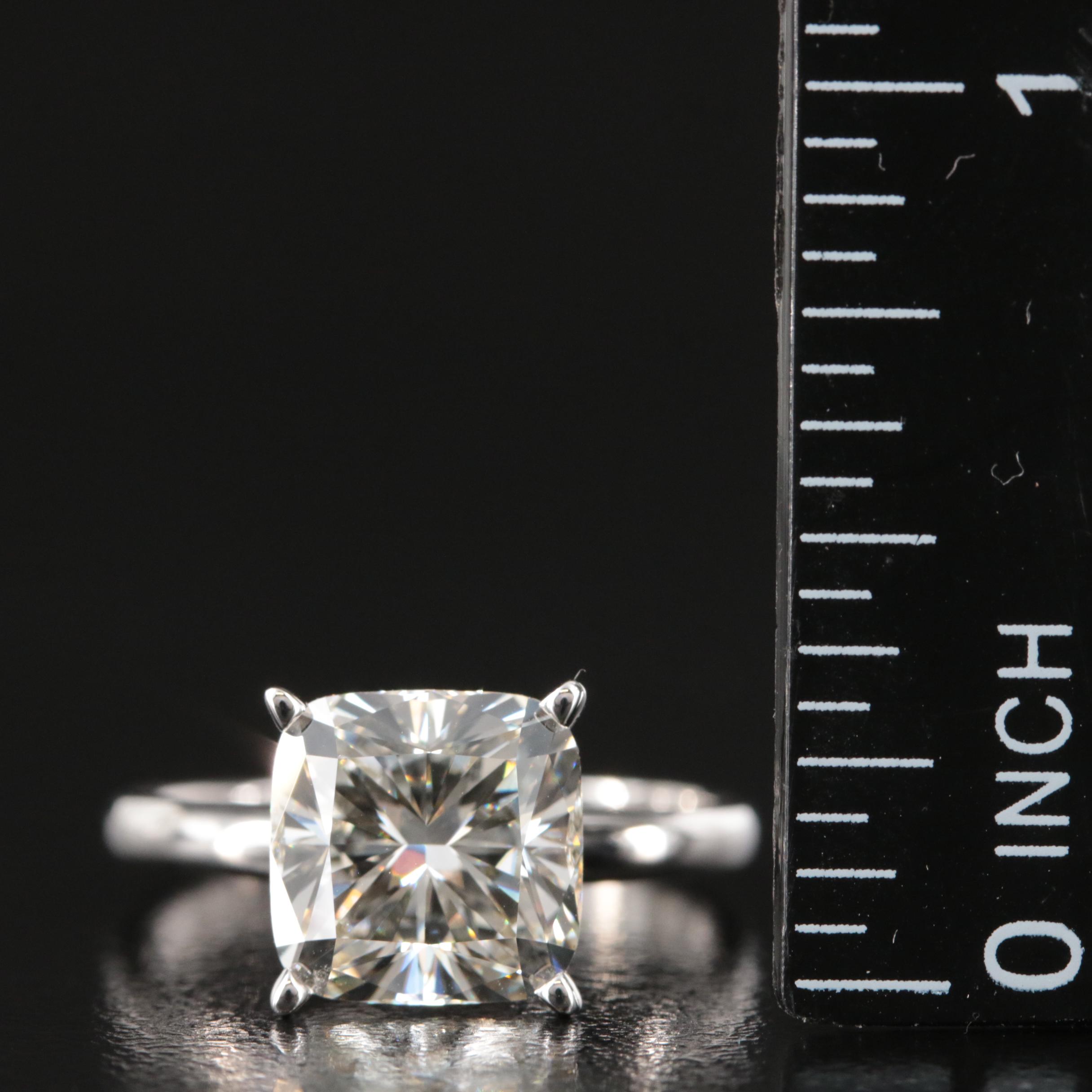 14K 3.96 CT Lab Grown Diamond Ring