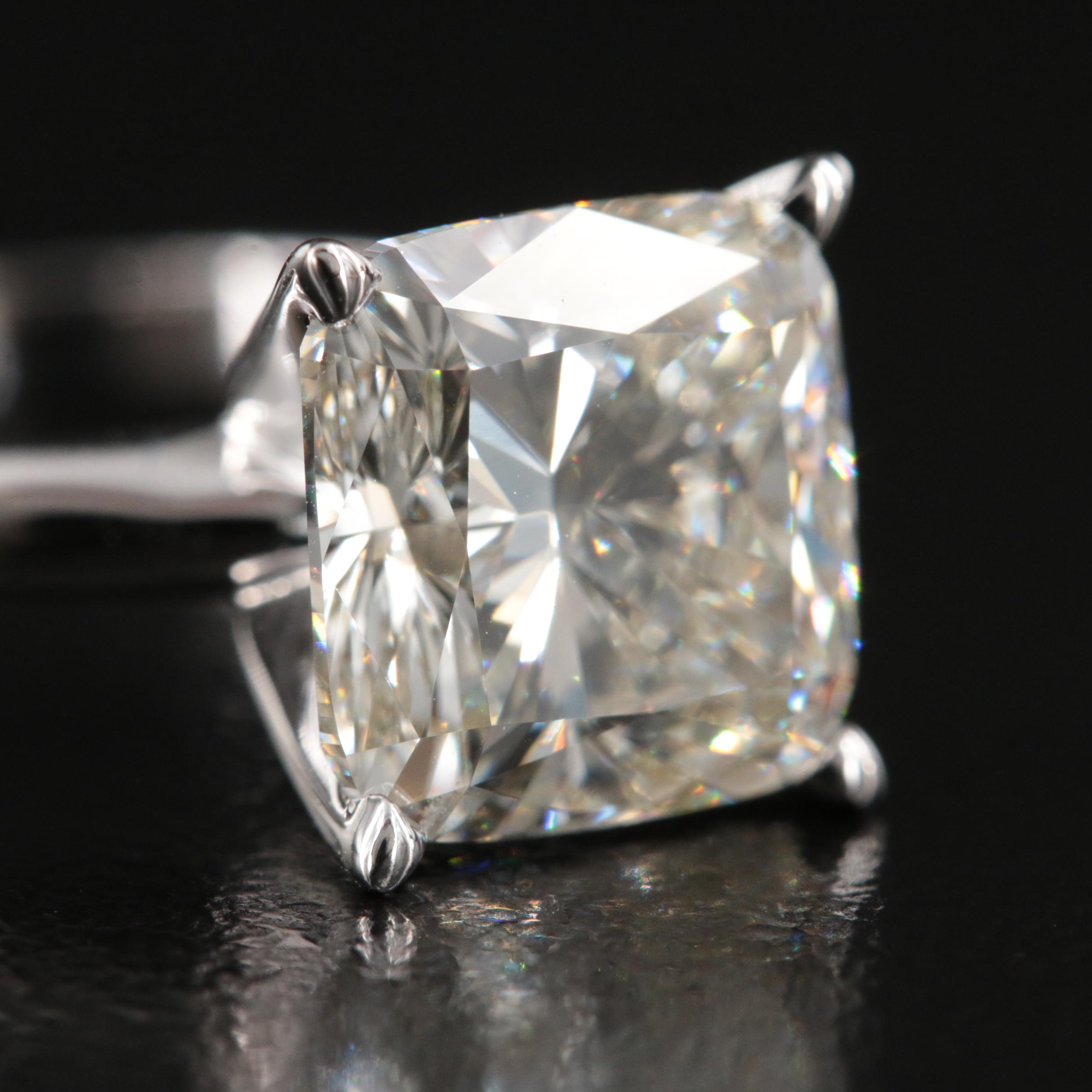 14K 3.96 CT Lab Grown Diamond Ring