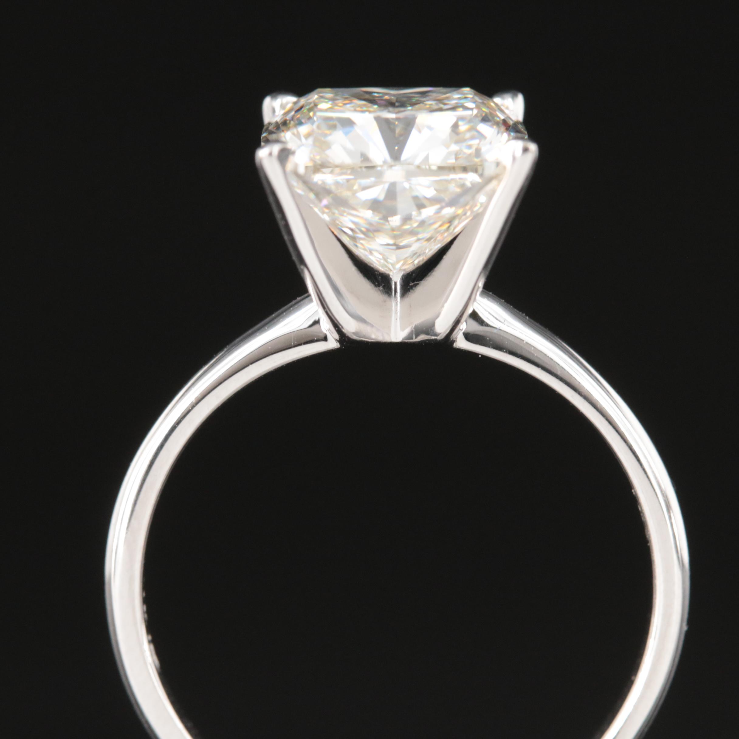 14K 3.96 CT Lab Grown Diamond Ring