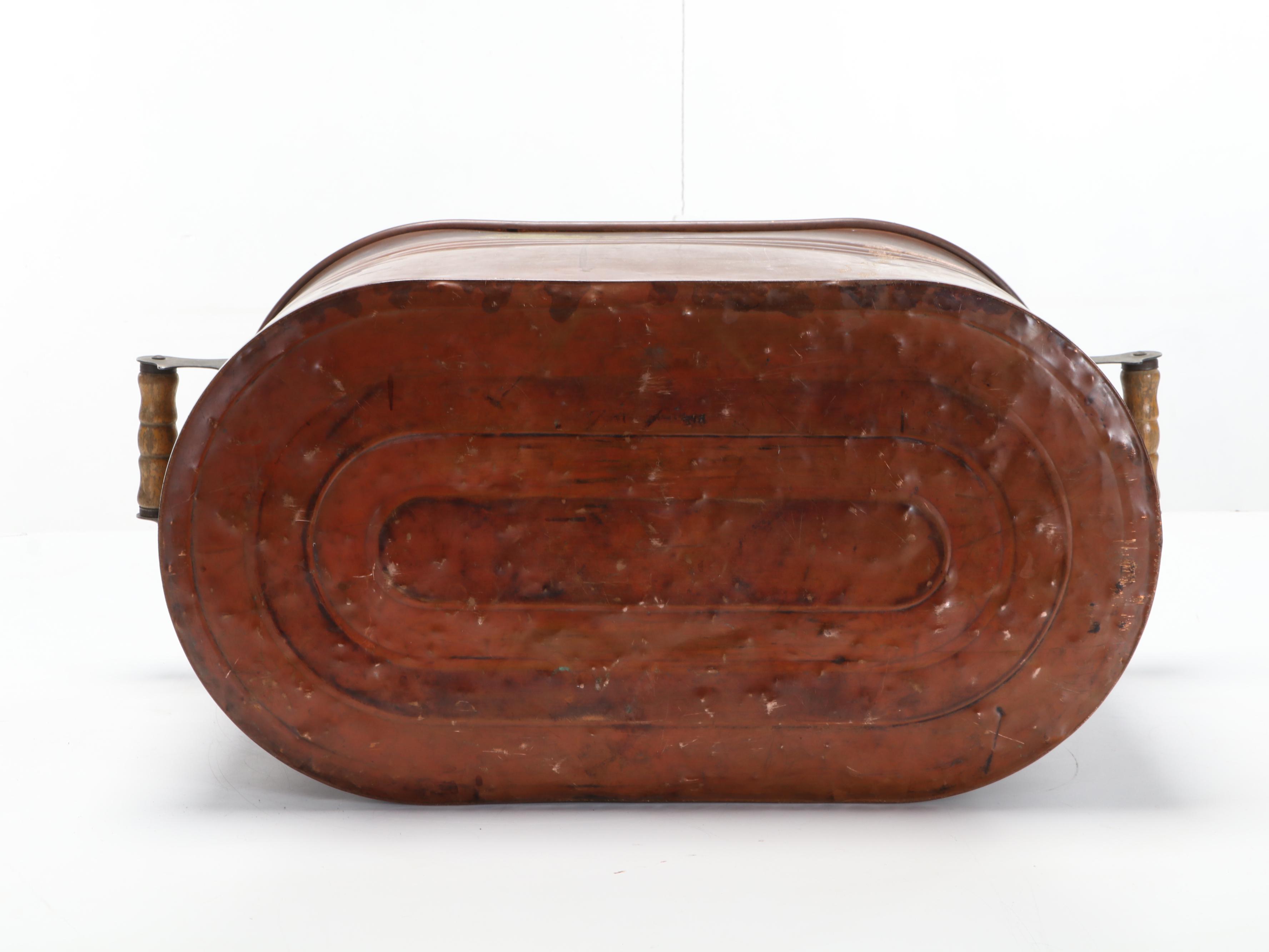 Copper Boiler with Lid, Late 19th/ Early 20th Century