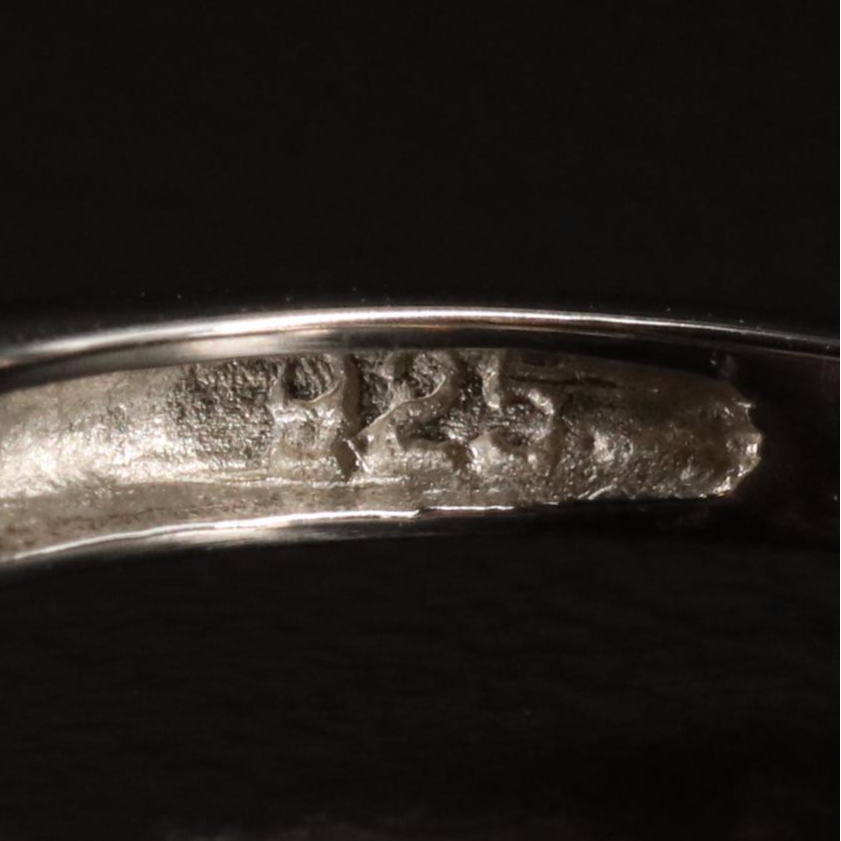 Sterling, Citrine and White Topaz Ring