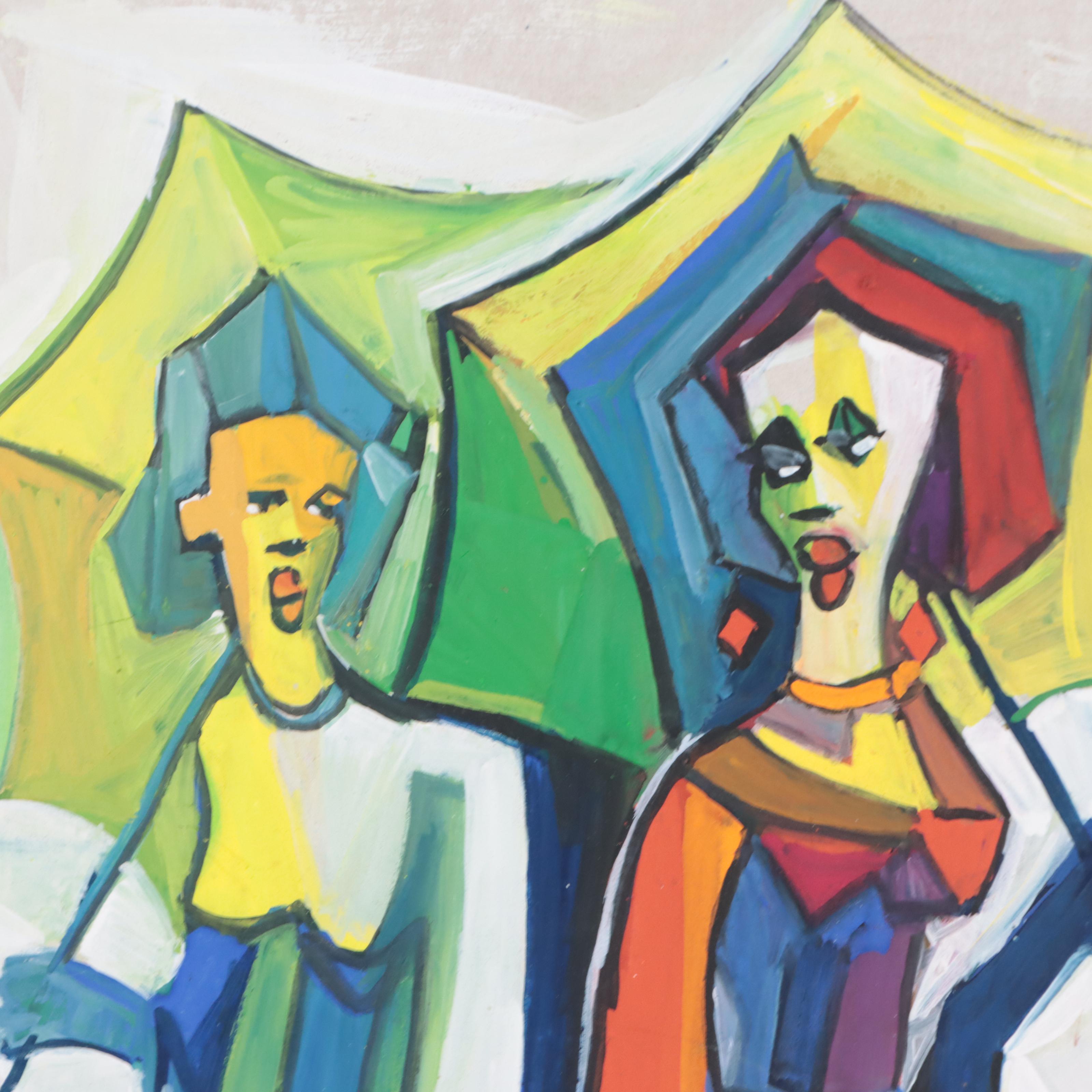 Ufuoma Evuarherher Acrylic Painting "Sunny Day," 2022