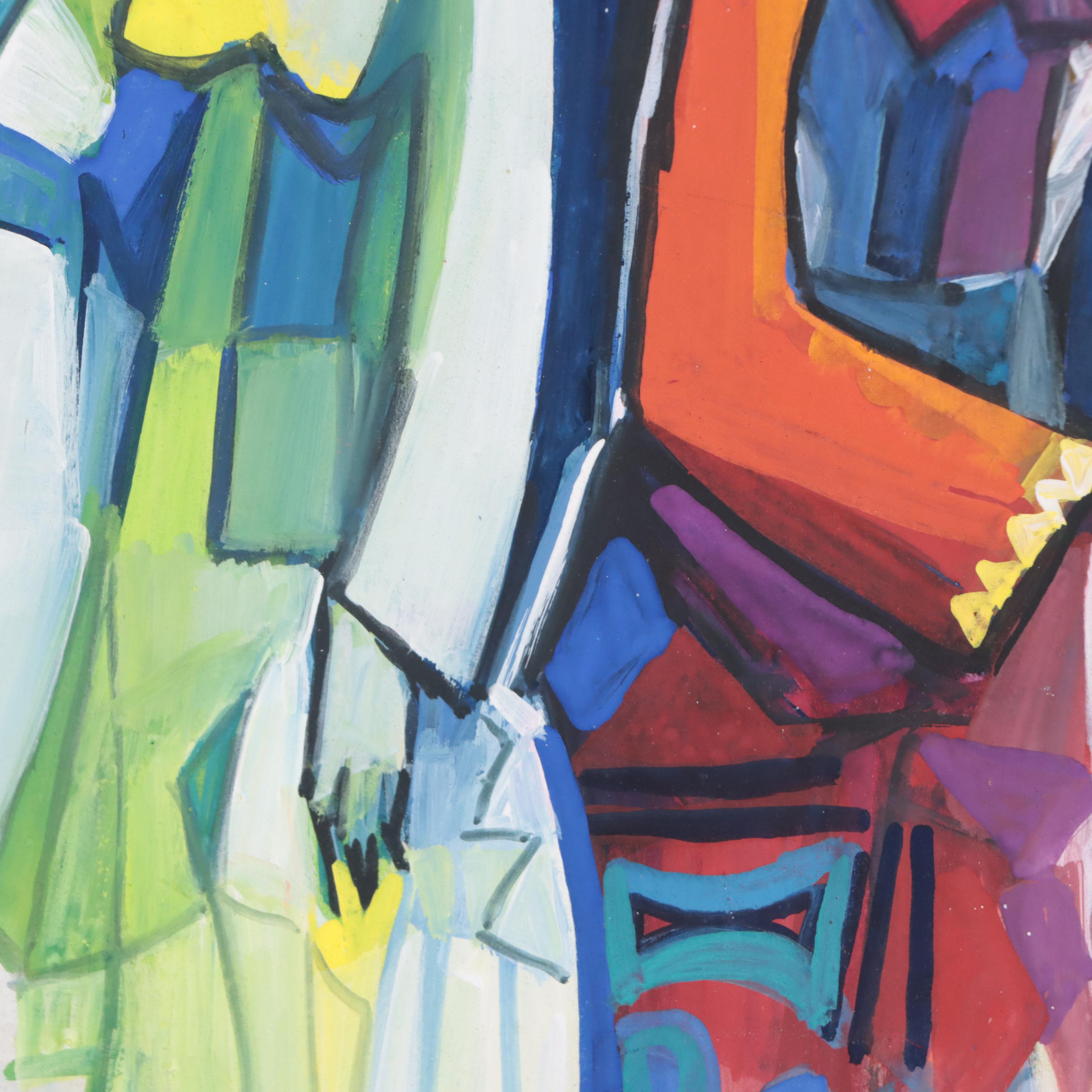 Ufuoma Evuarherher Acrylic Painting "Sunny Day," 2022