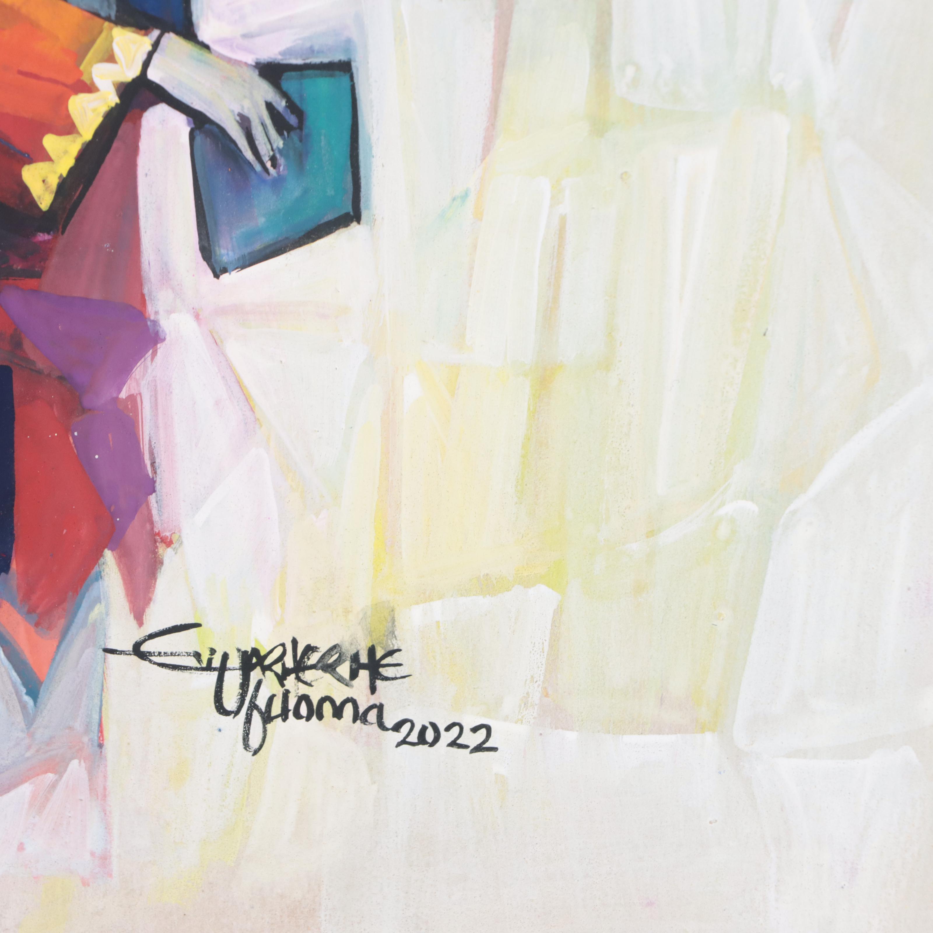 Ufuoma Evuarherher Acrylic Painting "Sunny Day," 2022