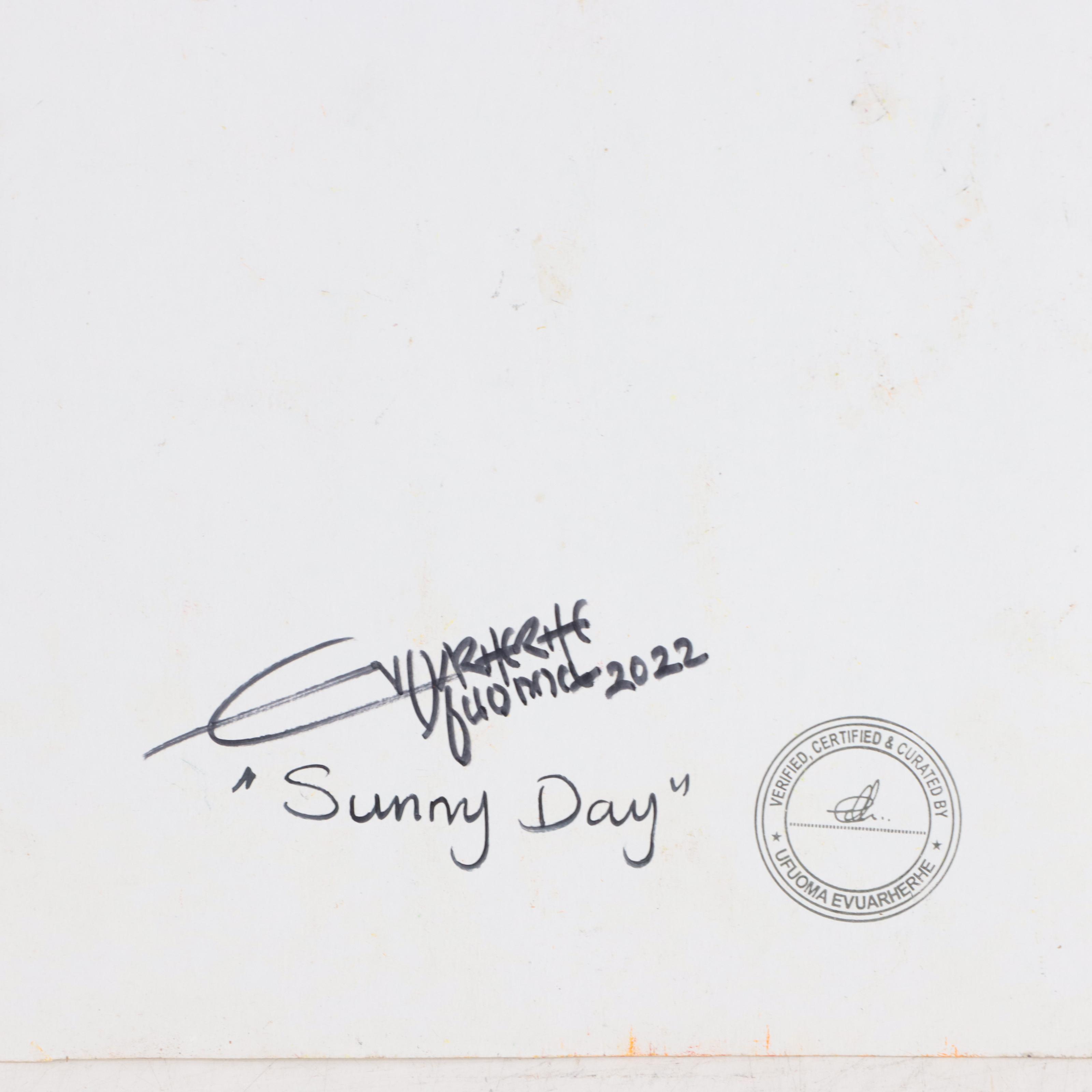 Ufuoma Evuarherher Acrylic Painting "Sunny Day," 2022