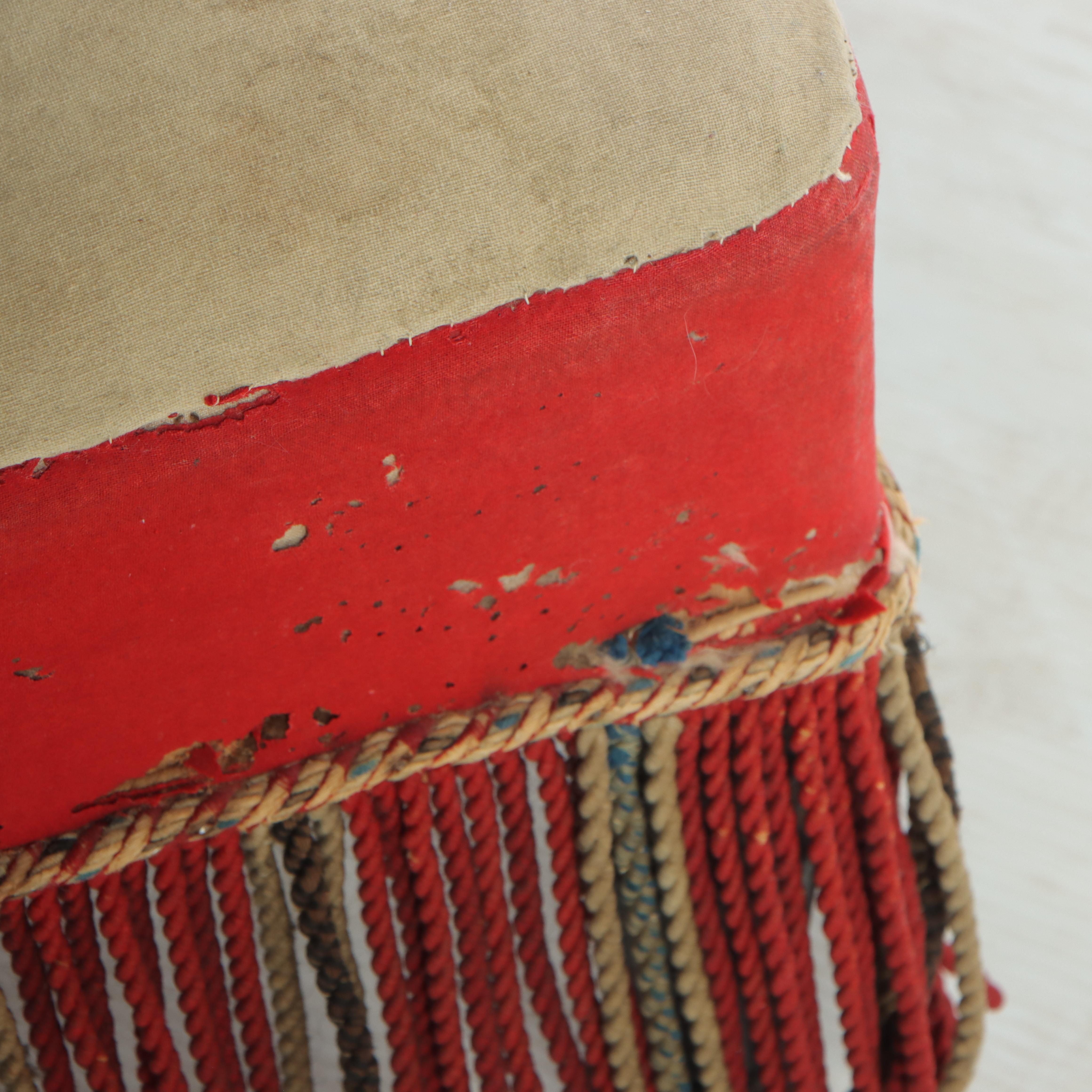 Napoleon III Ebonized Beech Low Chair, Mid to Late 19th Century