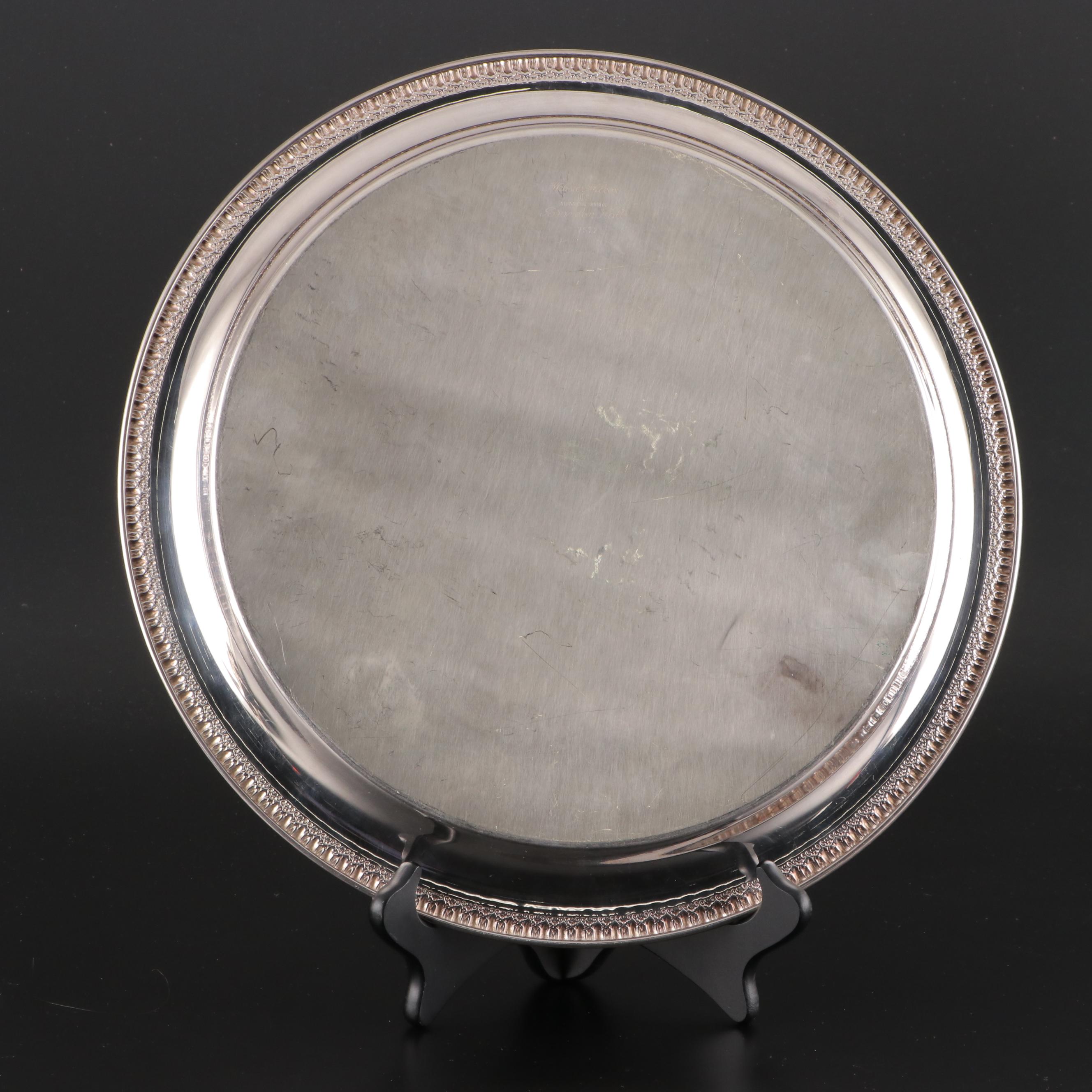 Homan Mfg. Co. and Other Silver Plate Trays and Table Accessories
