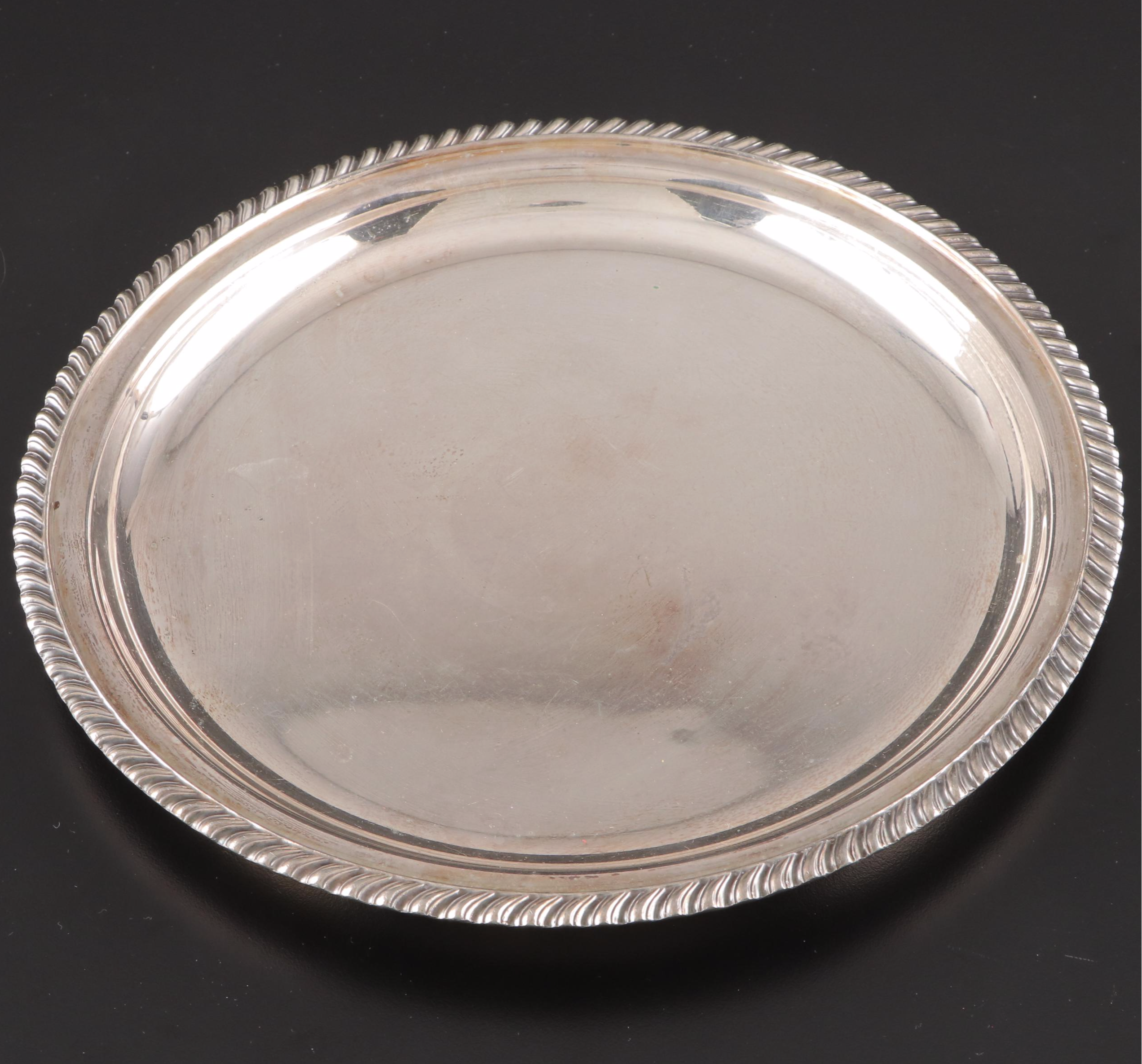 Homan Mfg. Co. and Other Silver Plate Trays and Table Accessories
