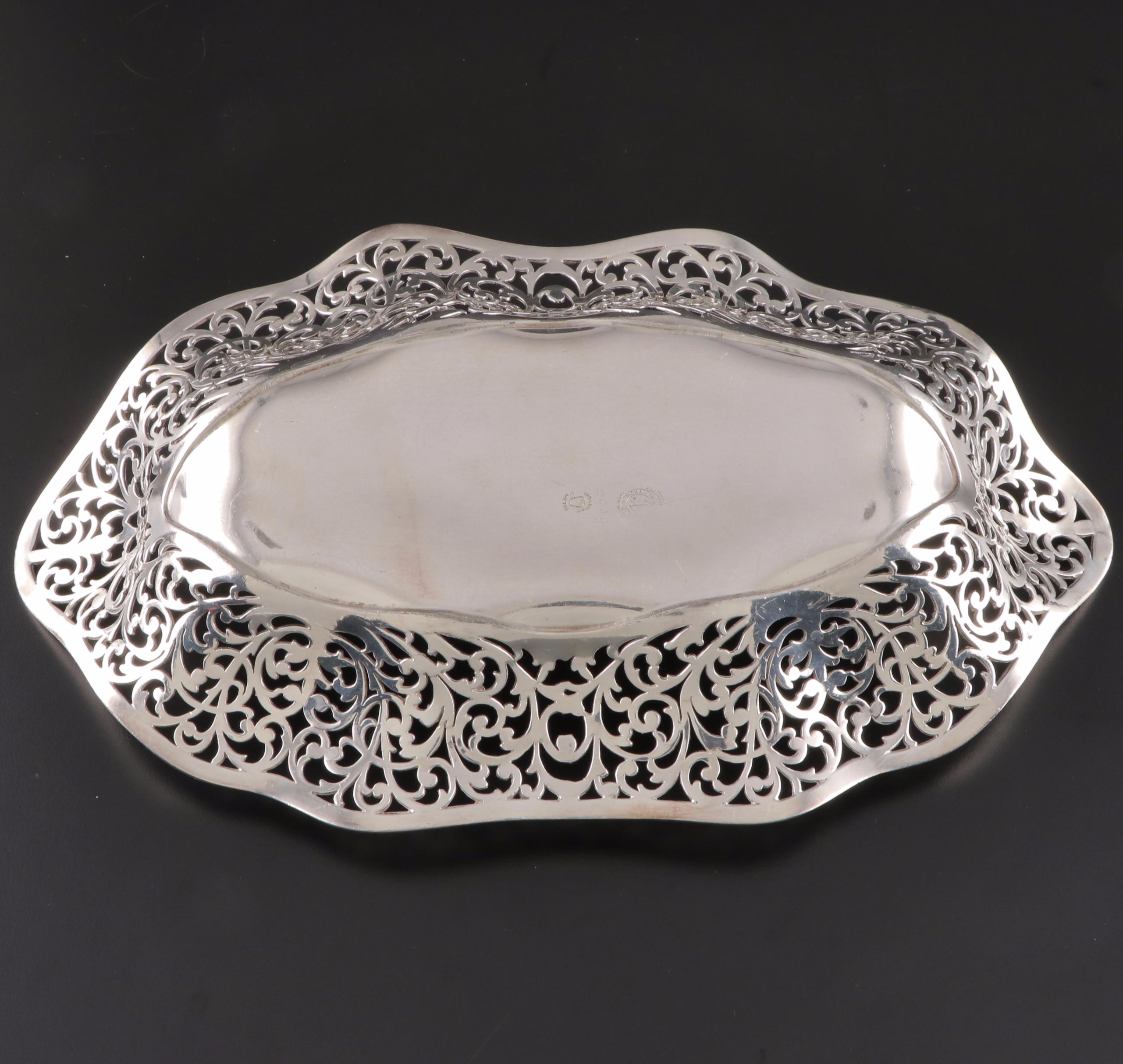 Homan Mfg. Co. and Other Silver Plate Trays and Table Accessories