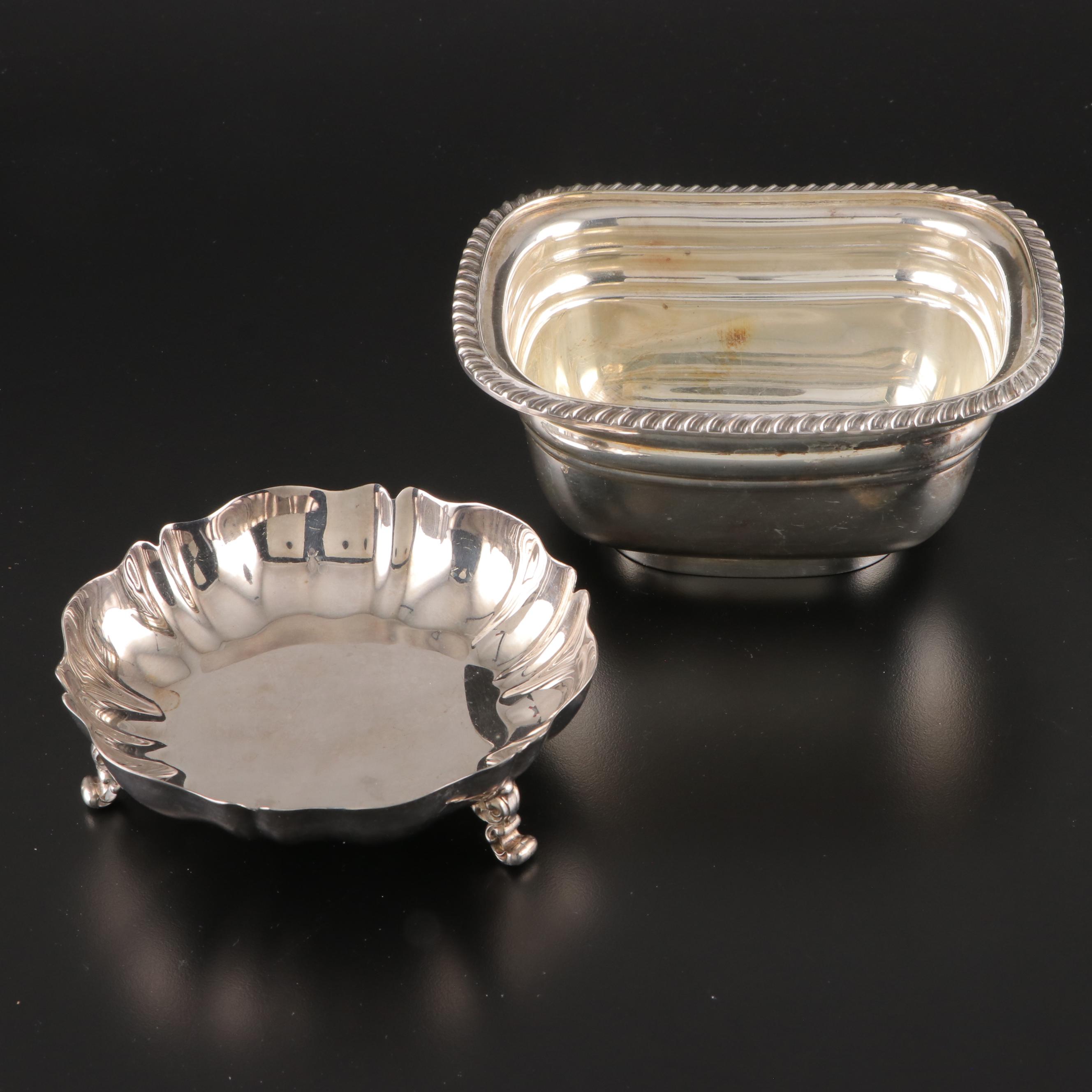 Homan Mfg. Co. and Other Silver Plate Trays and Table Accessories