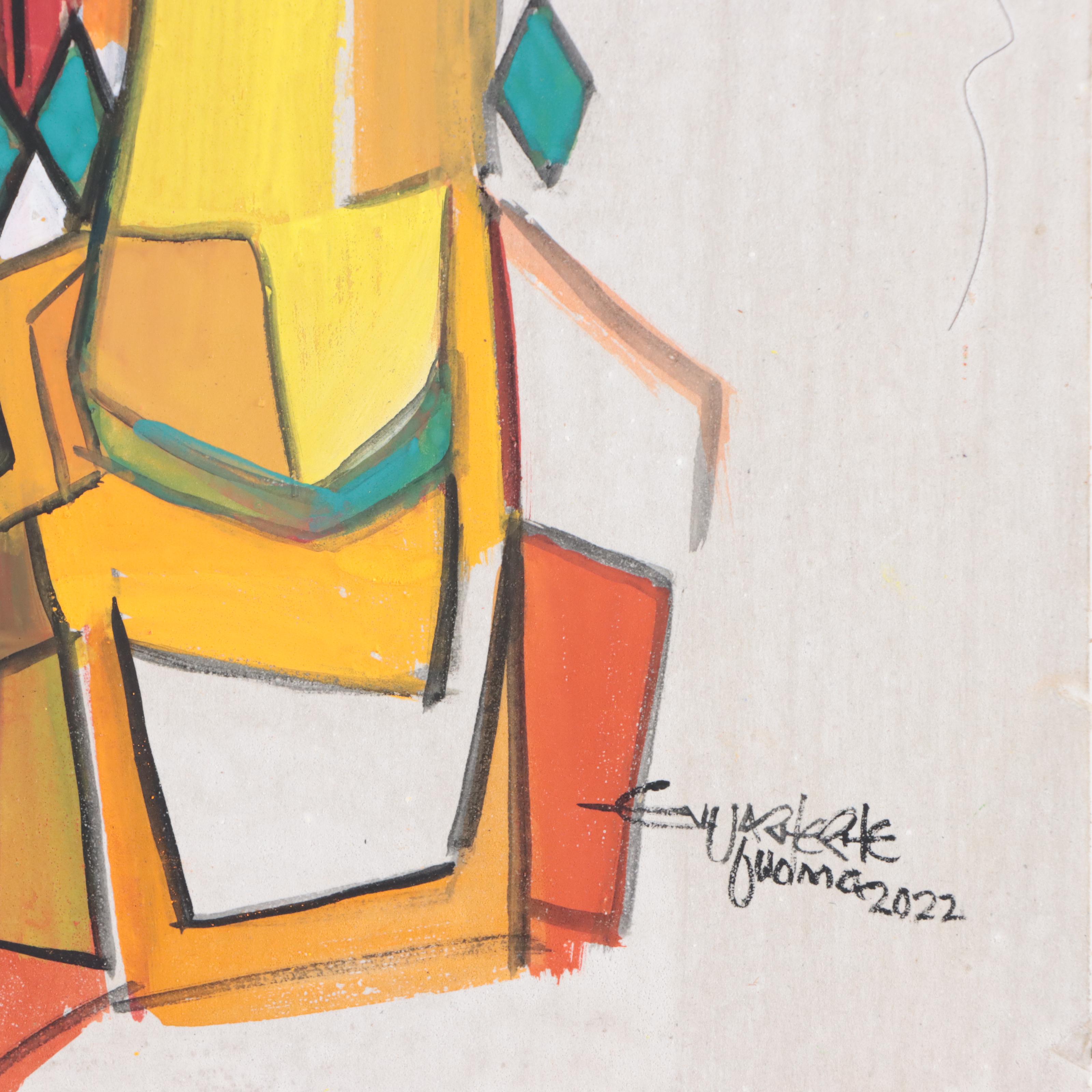 Ufuoma Evuarherhe Acrylic Painting "Celebration III," 2022