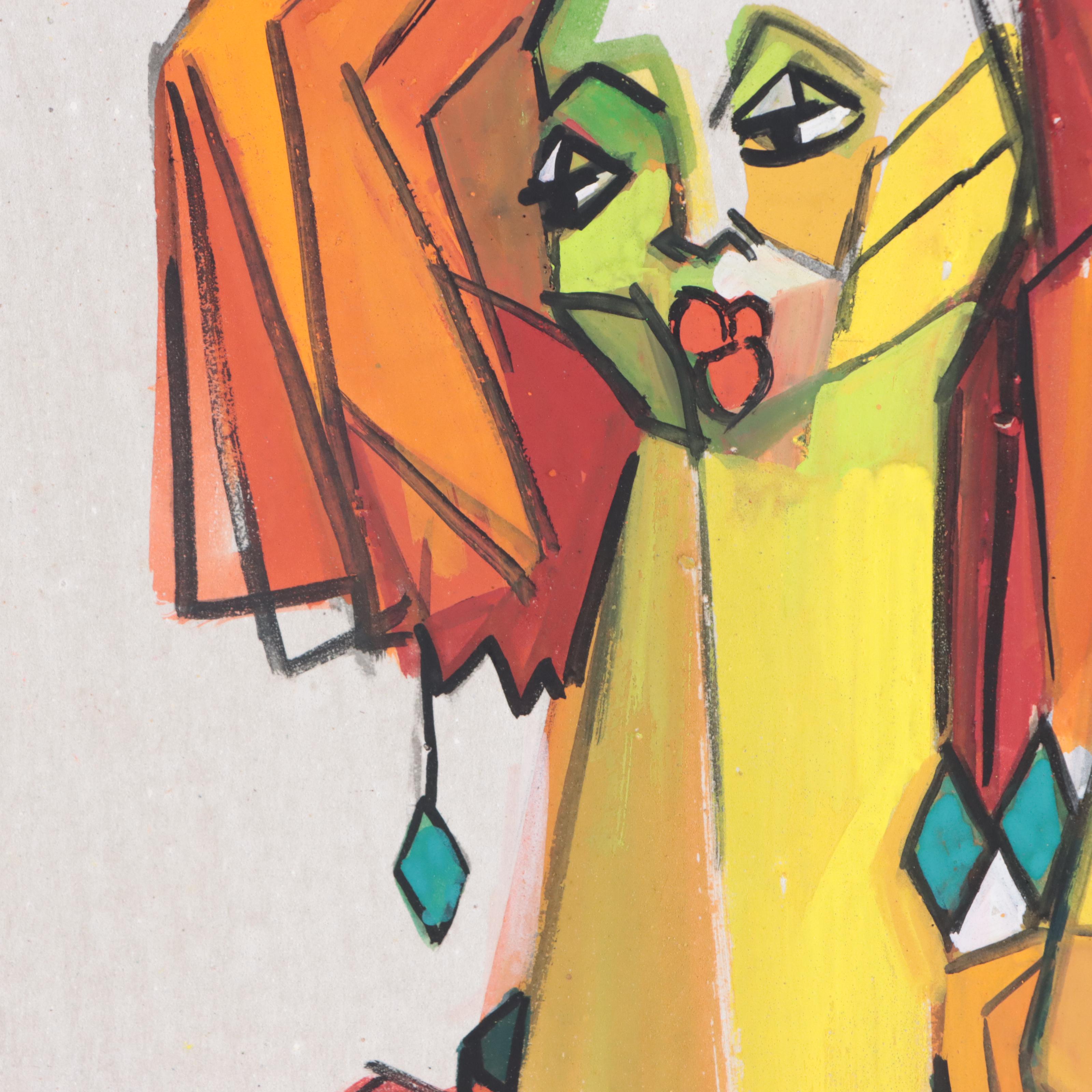 Ufuoma Evuarherhe Acrylic Painting "Celebration III," 2022