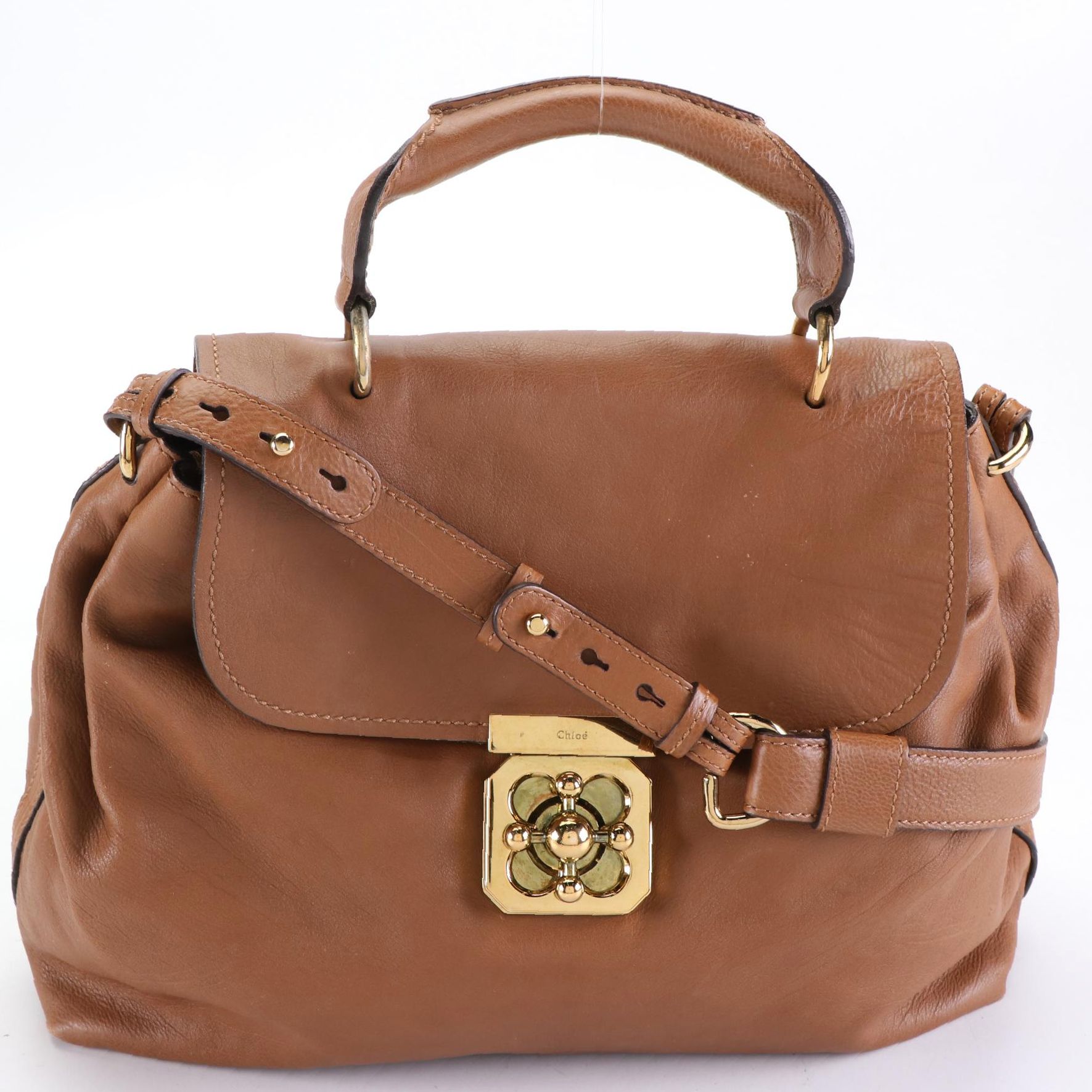 Chloé Leather Flap Two-Way Bag