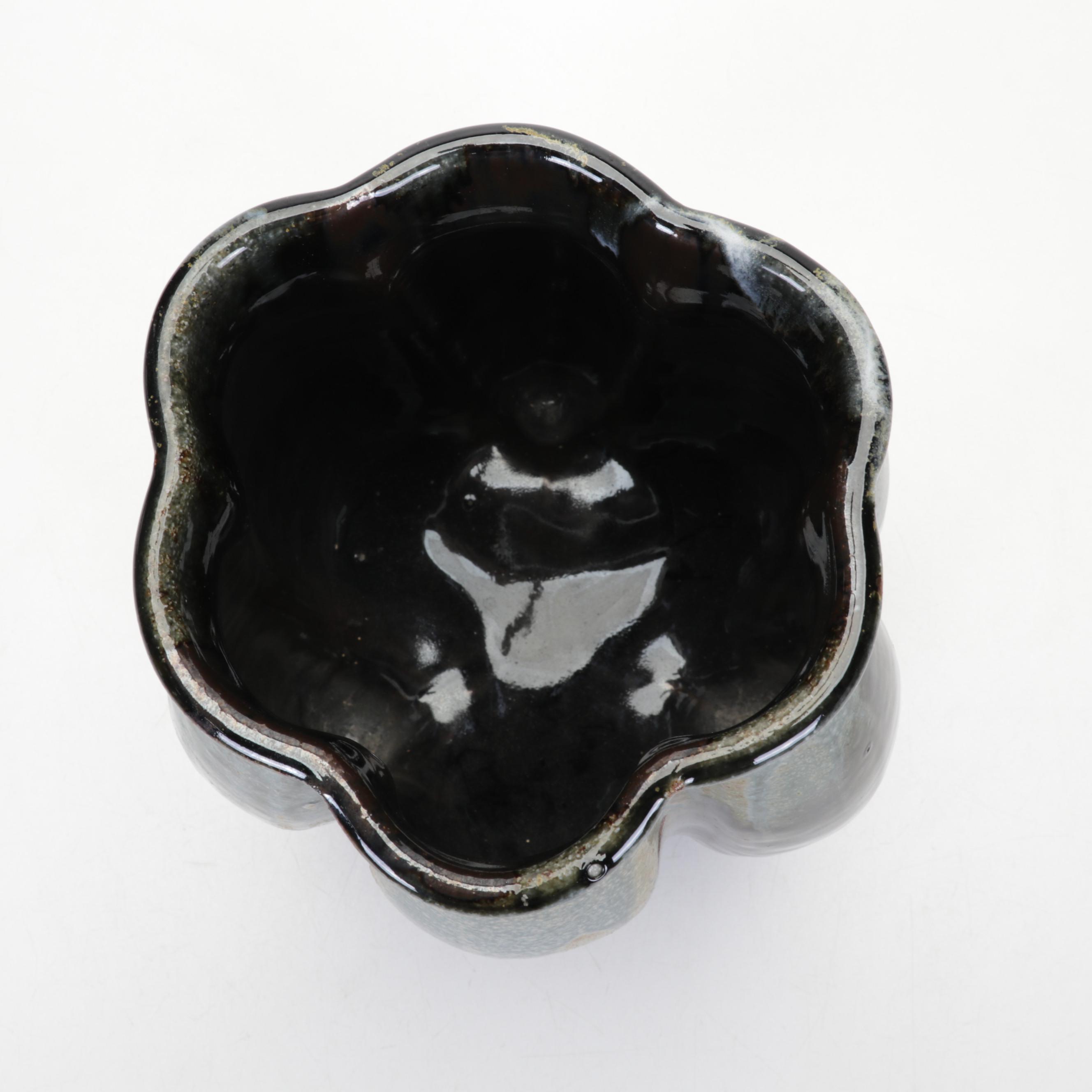 Christian Ottaway for Ottaway Clay Studio Tripod Jar, 2000s