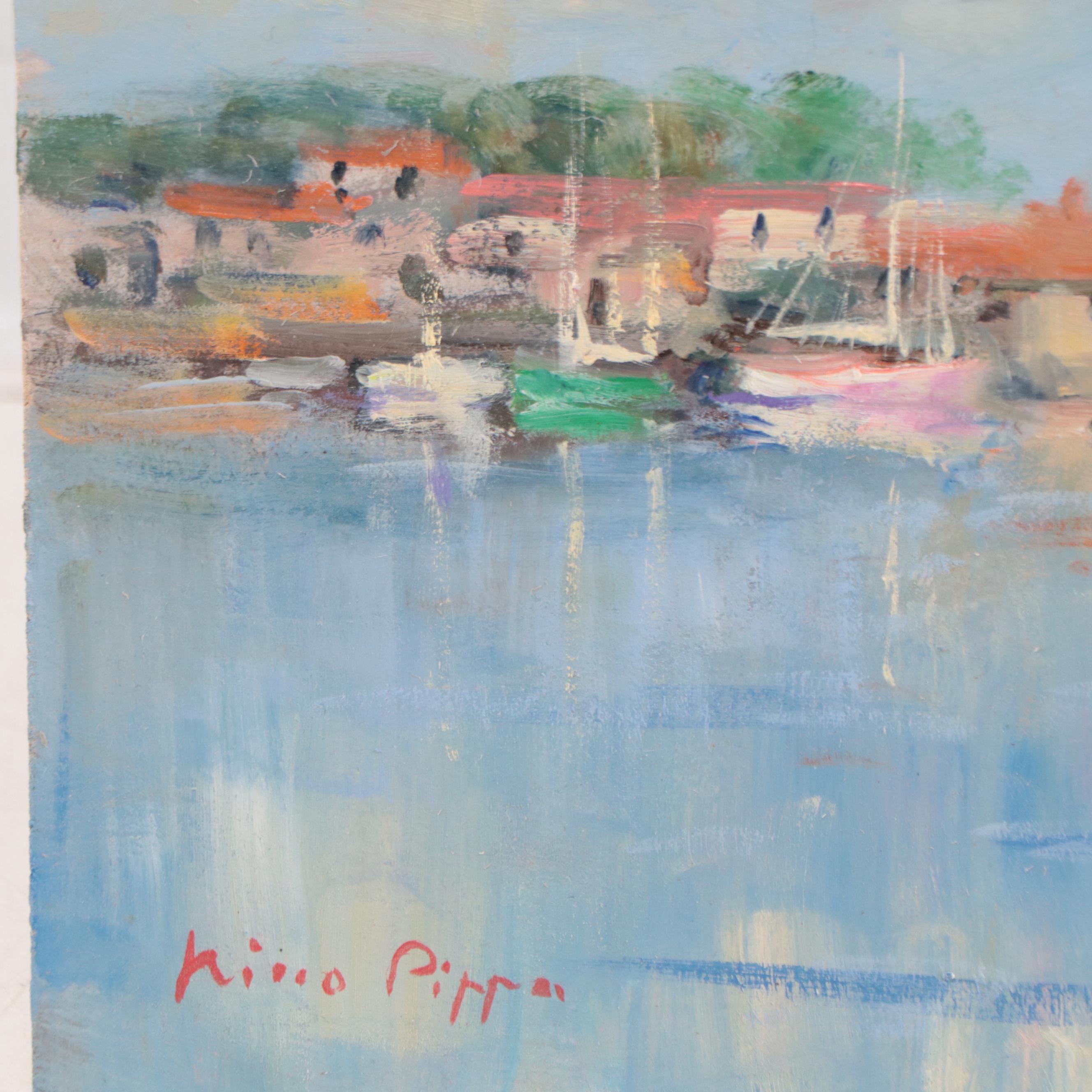 Nino Pippa Oil Painting "Provence - The Old Windmill on the Rhone," 2018