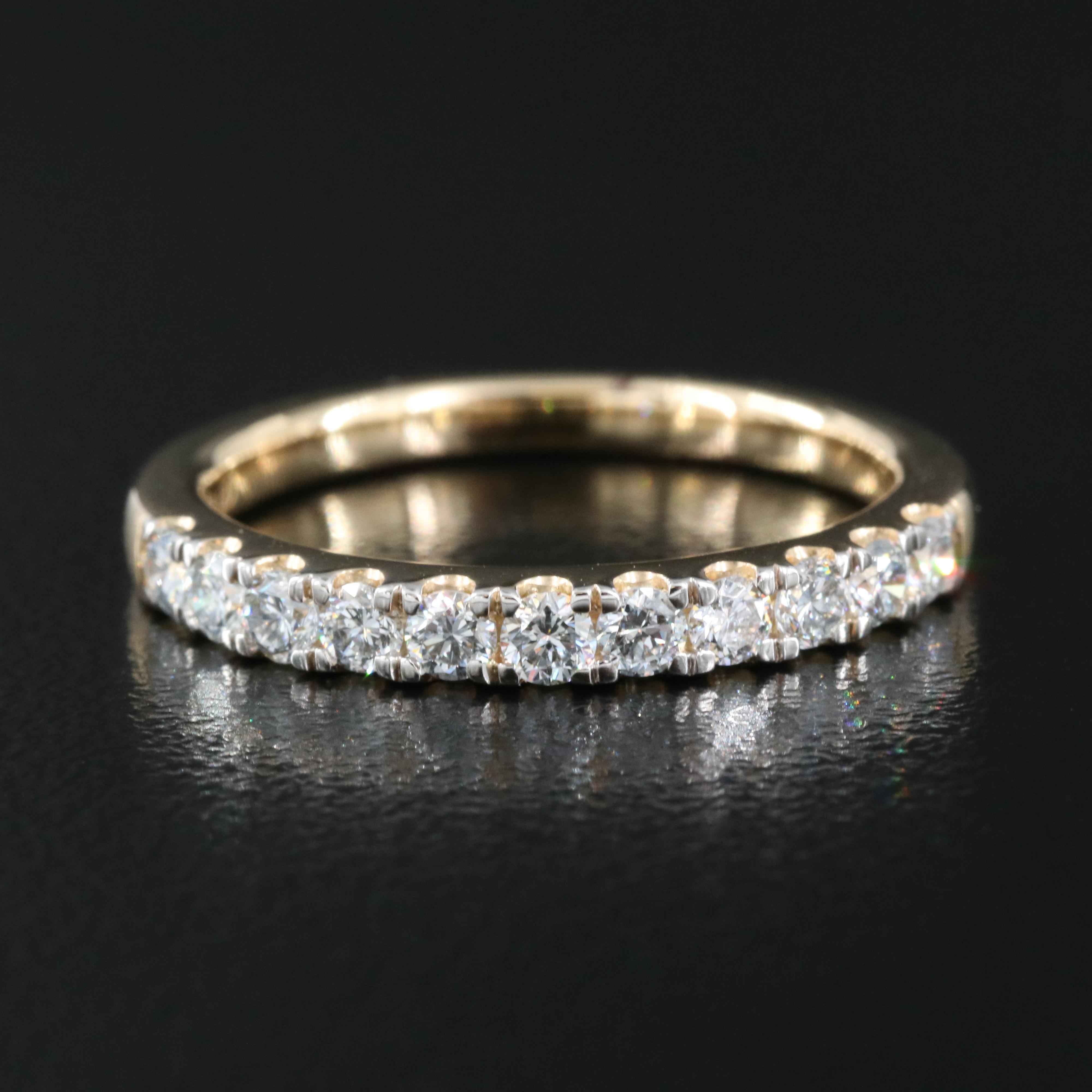 14K 0.50 CTW Lab Grown Diamond Ring with IGI Online Report