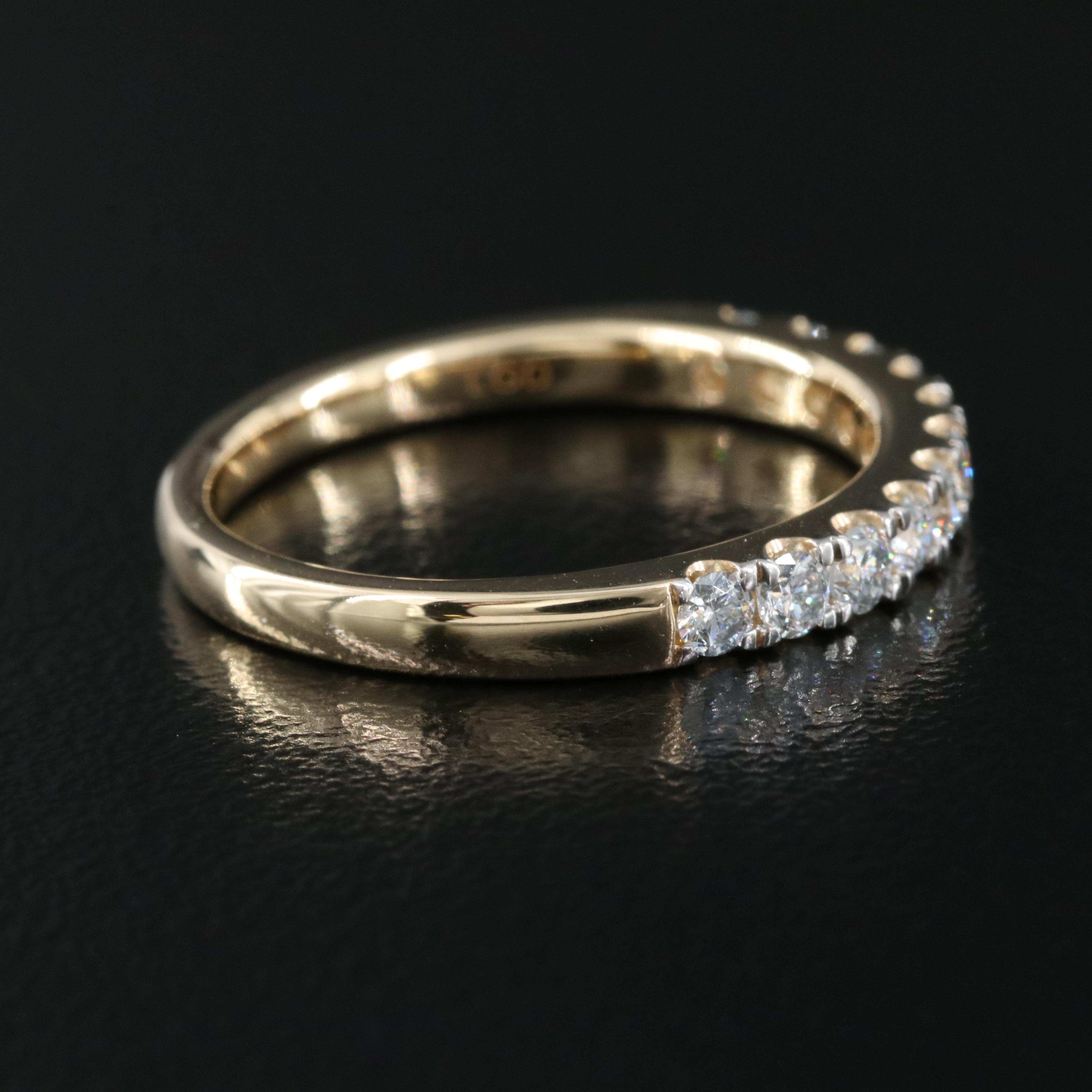 14K 0.50 CTW Lab Grown Diamond Ring with IGI Online Report