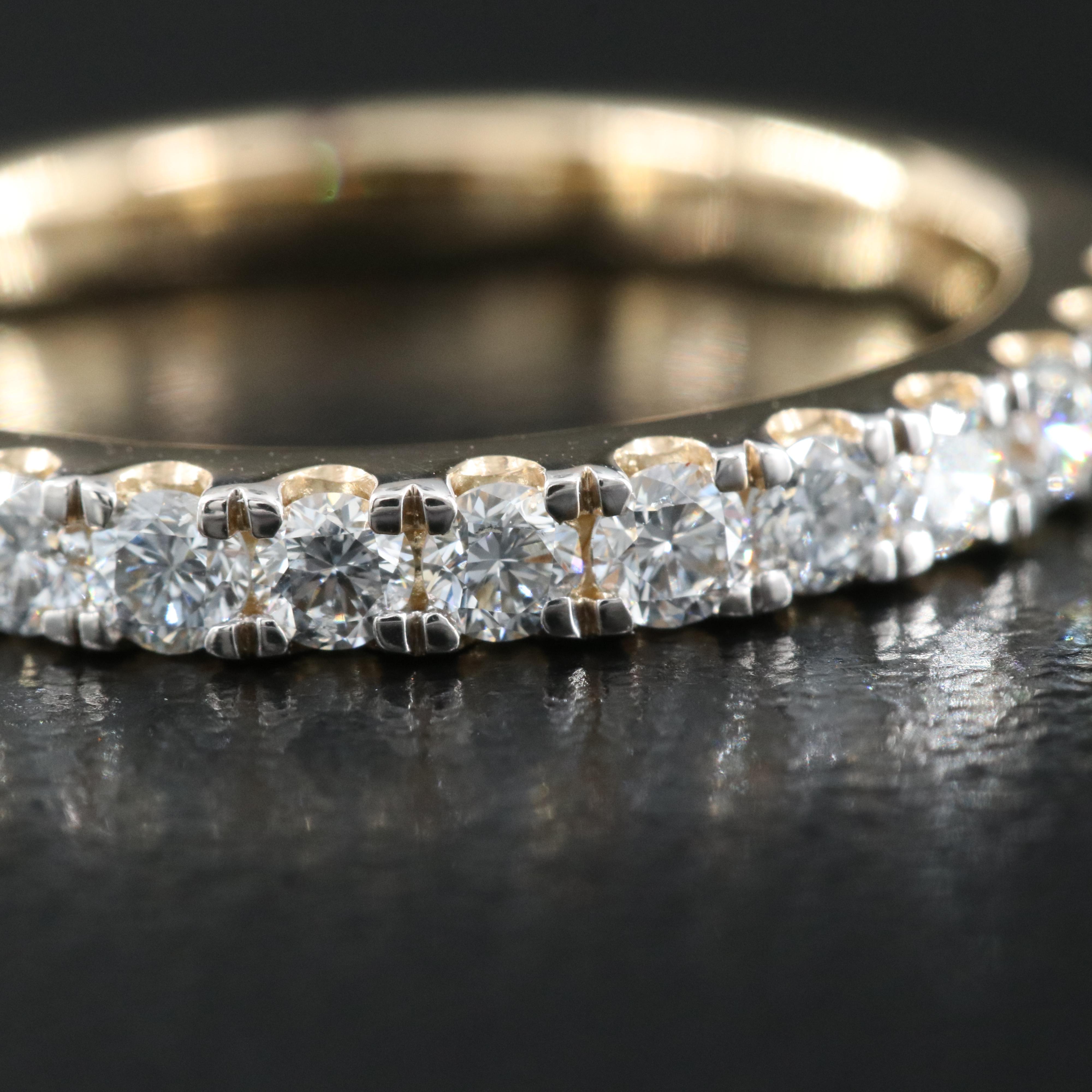 14K 0.50 CTW Lab Grown Diamond Ring with IGI Online Report