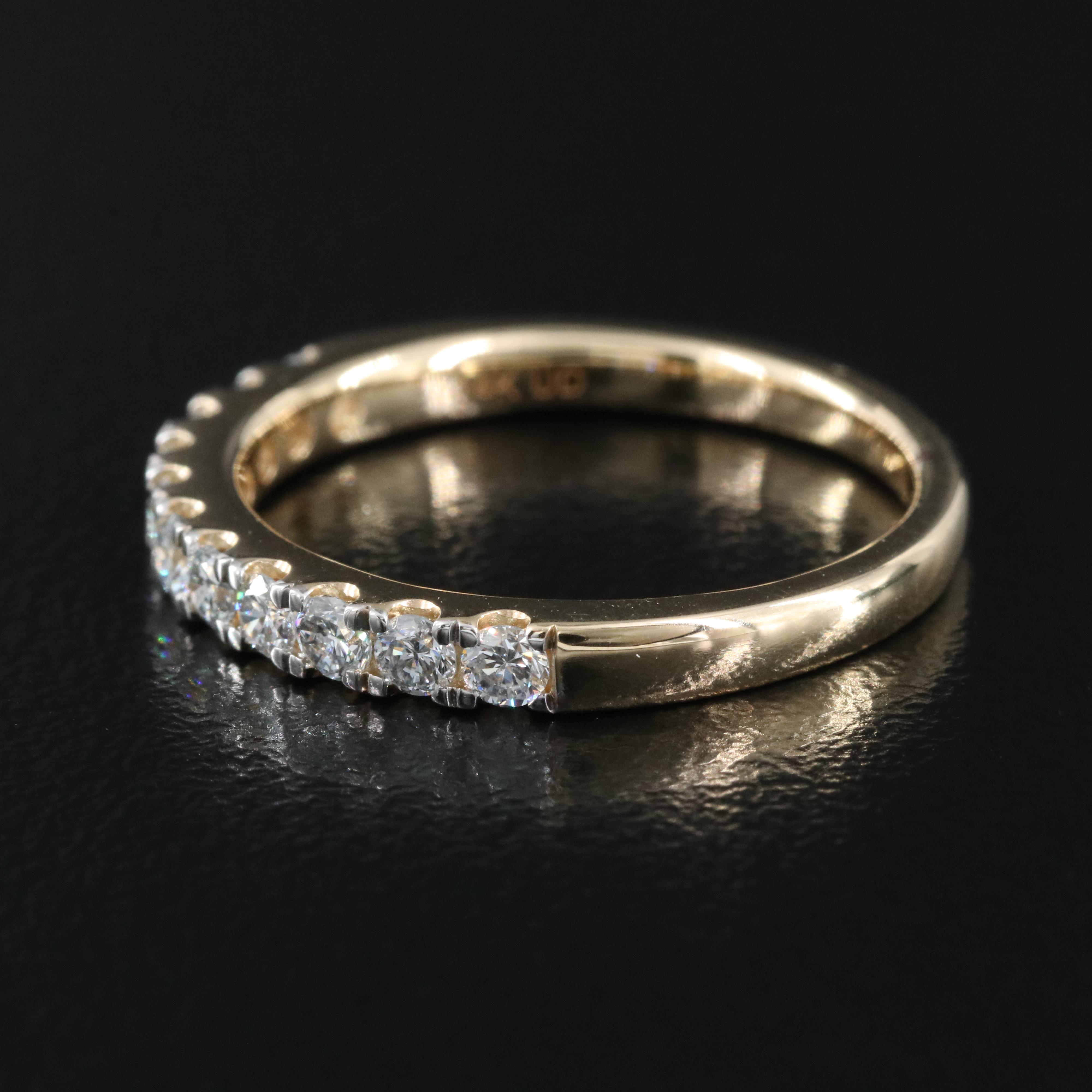 14K 0.50 CTW Lab Grown Diamond Ring with IGI Online Report