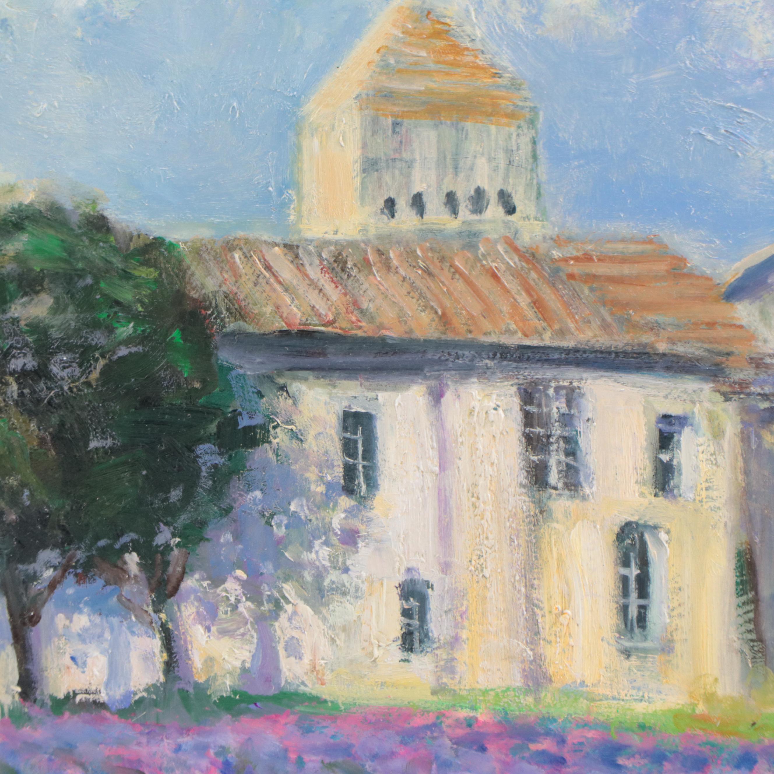 Nino Pippa Oil Painting "Provence - Van Gogh Asylum at St. Remy," 2018