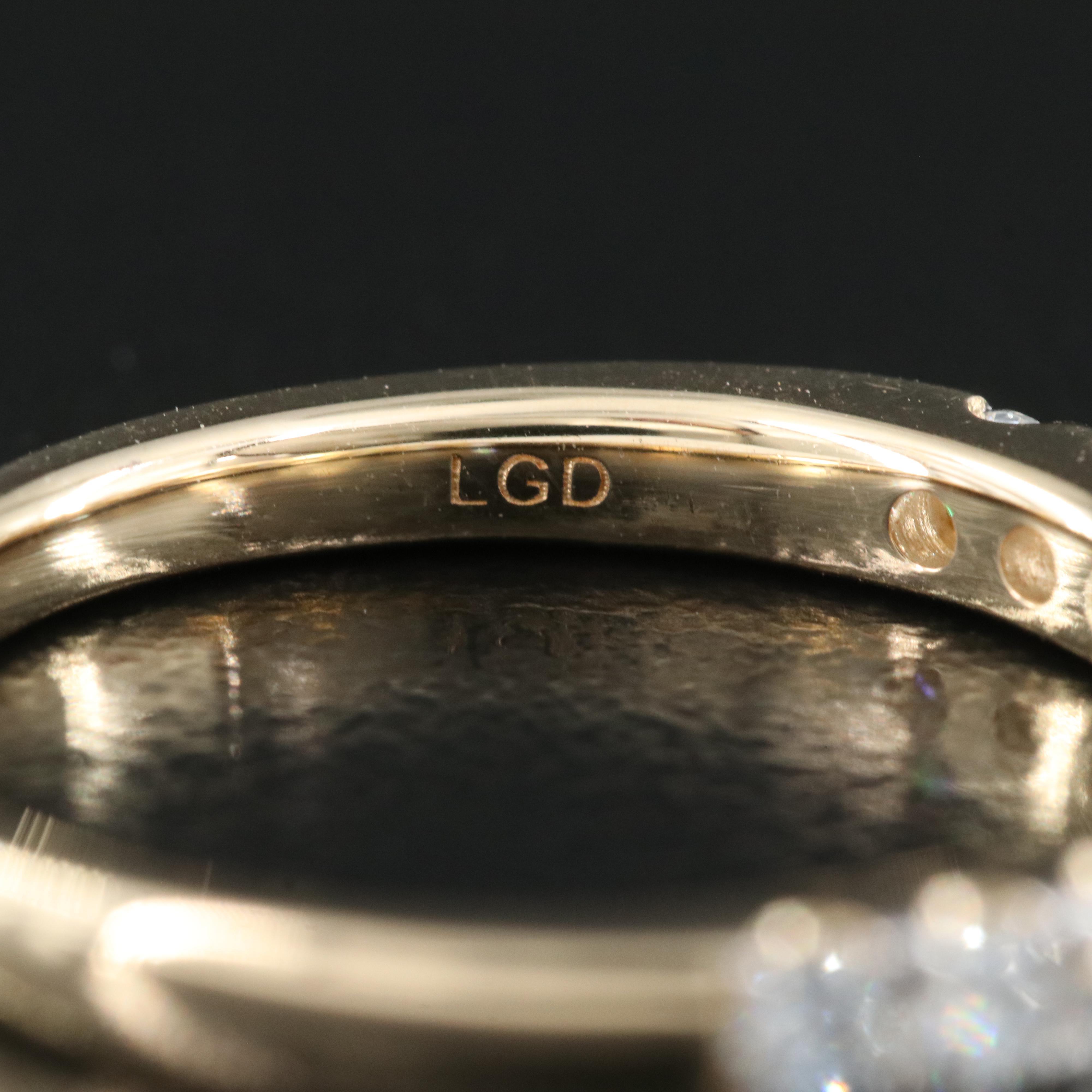 14K 0.50 CTW Lab Grown Diamond Ring with IGI Online Report