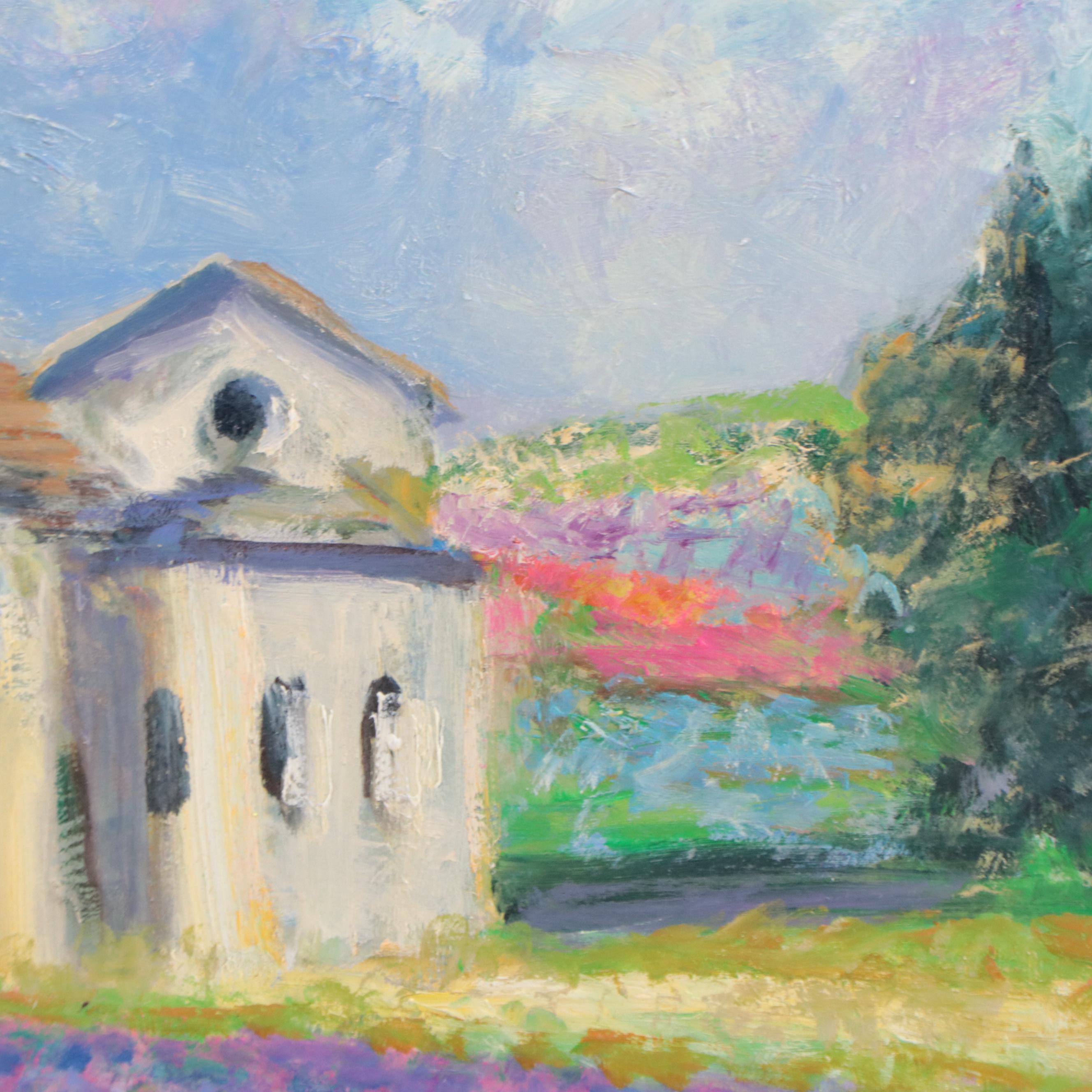 Nino Pippa Oil Painting "Provence - Van Gogh Asylum at St. Remy," 2018