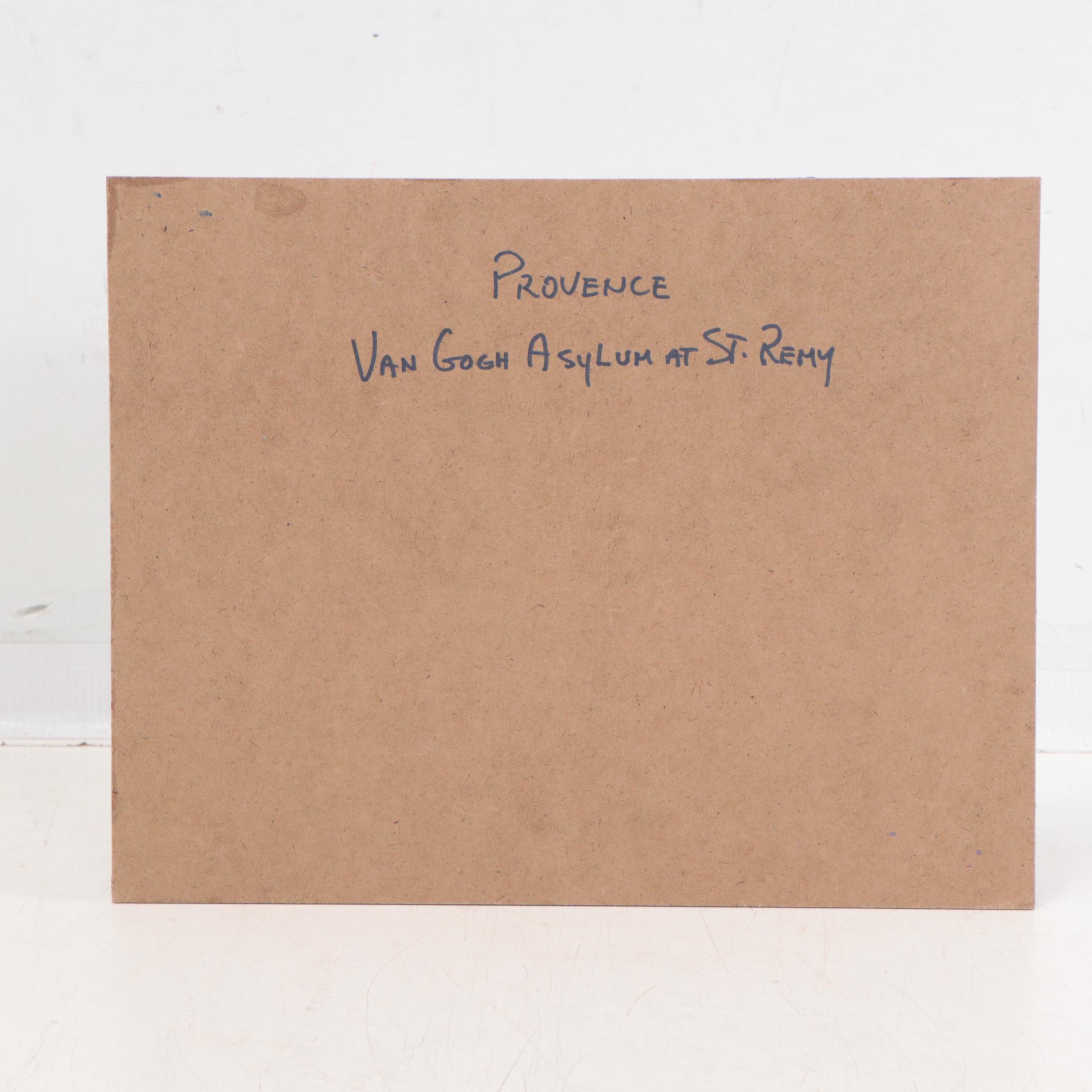 Nino Pippa Oil Painting "Provence - Van Gogh Asylum at St. Remy," 2018