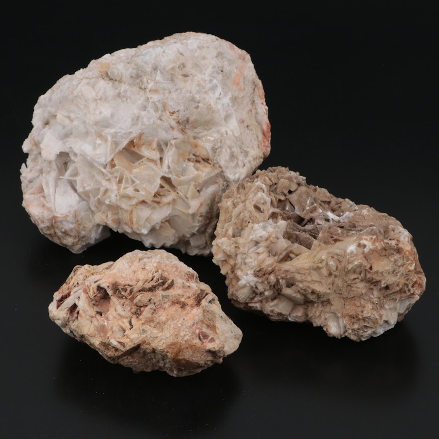 Barite and Gypsum Mineral Specimens