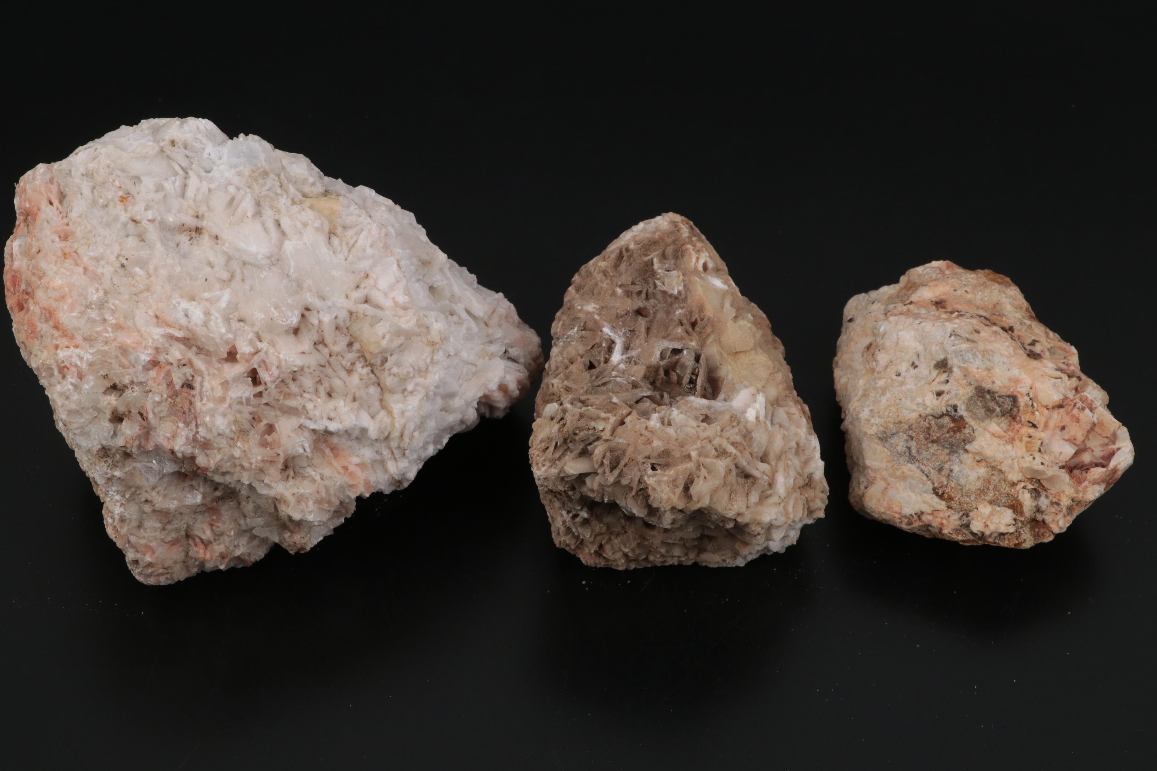 Barite and Gypsum Mineral Specimens