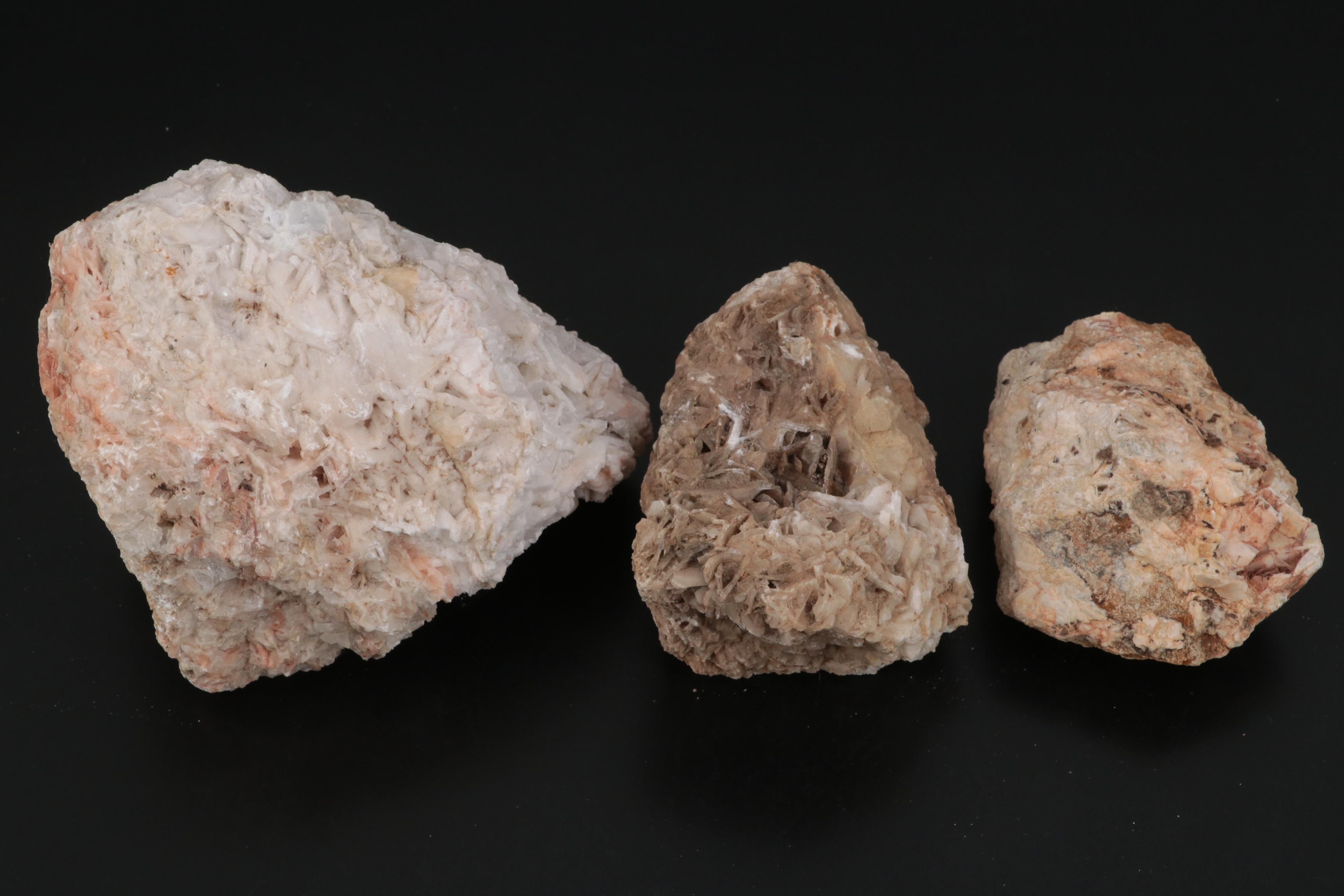 Barite and Gypsum Mineral Specimens