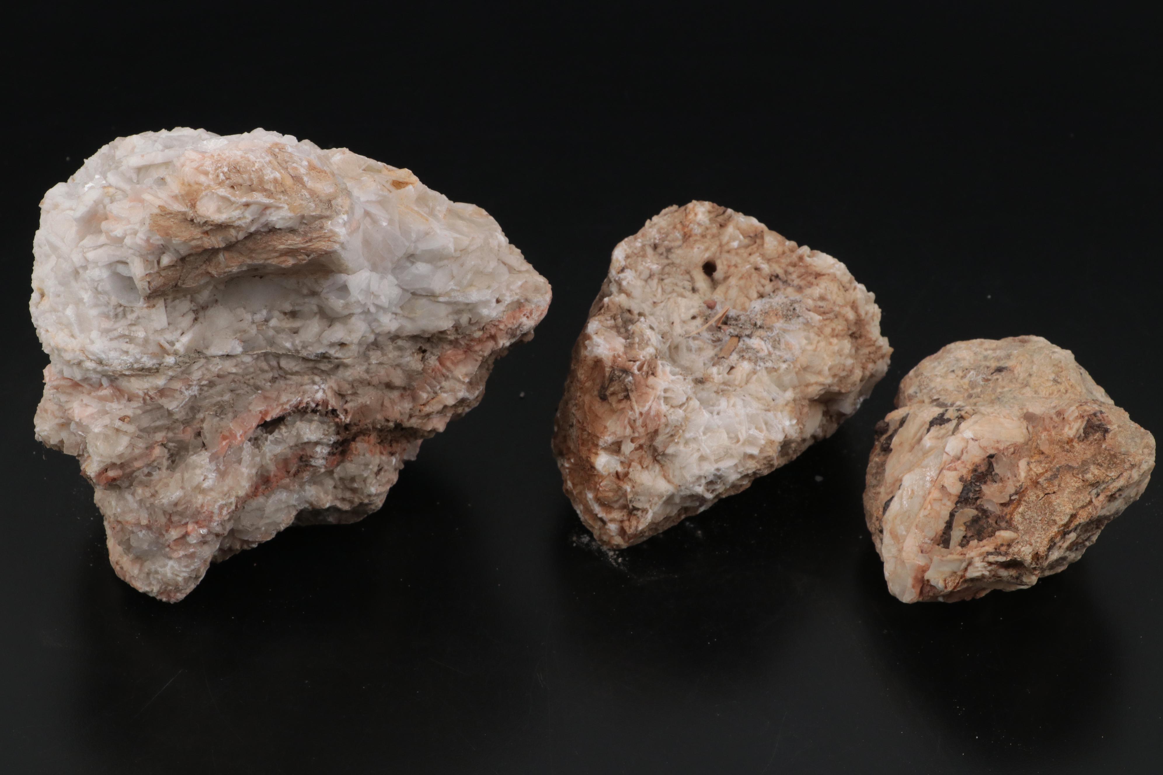 Barite and Gypsum Mineral Specimens