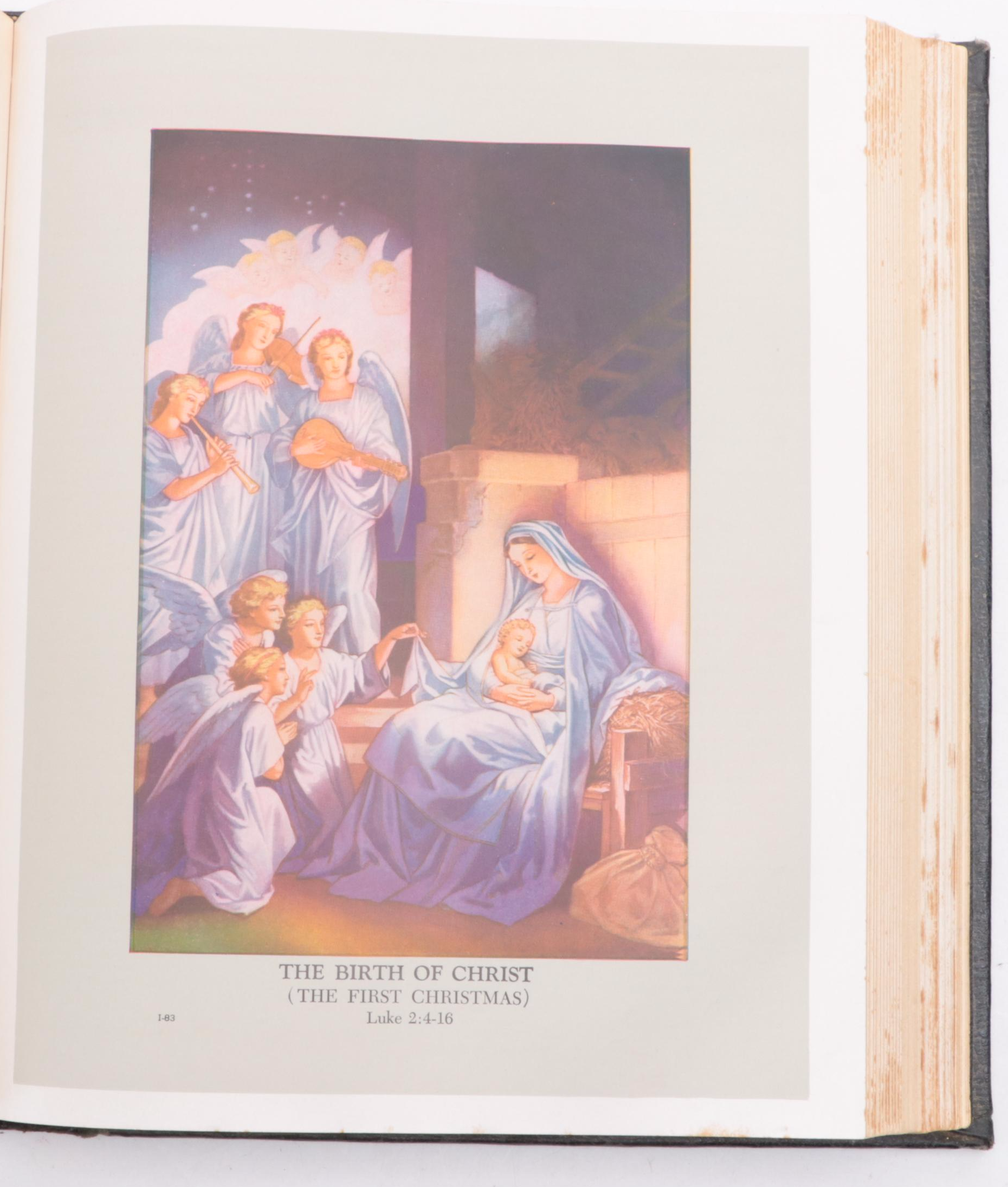 Self-Pronouncing Pictorial Family Holy Bible with Marginal References