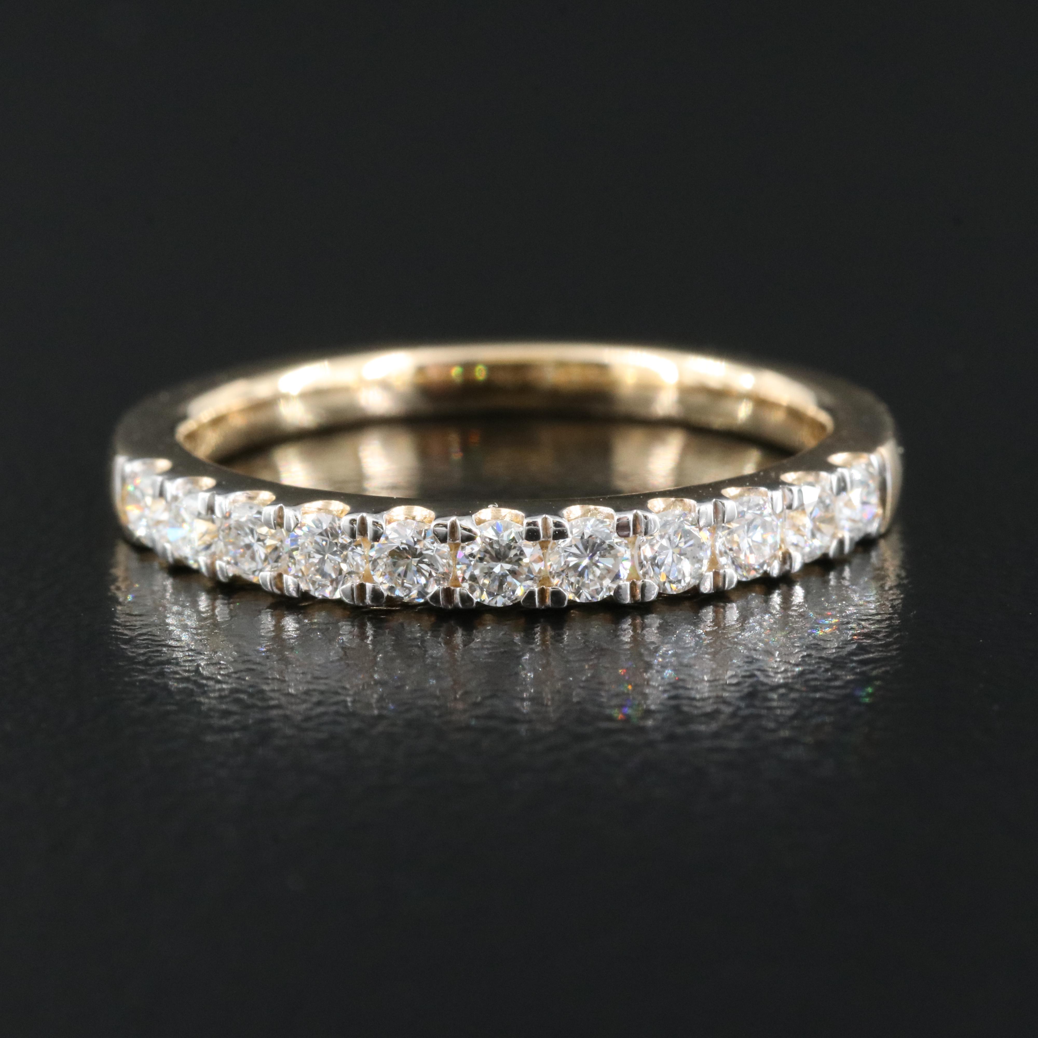 14K 0.50 CTW Lab Grown Diamond Ring with IGI Online Report