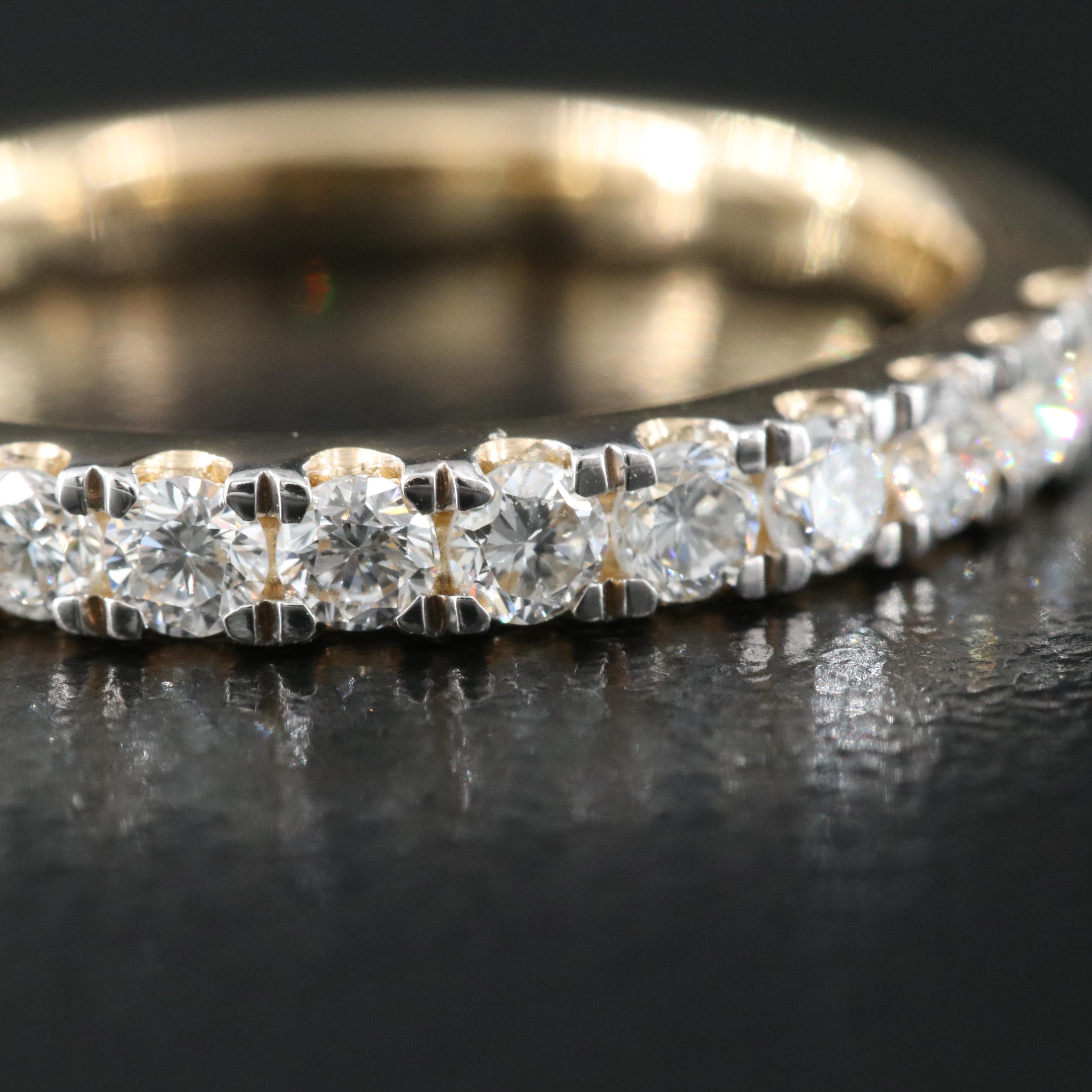 14K 0.50 CTW Lab Grown Diamond Ring with IGI Online Report