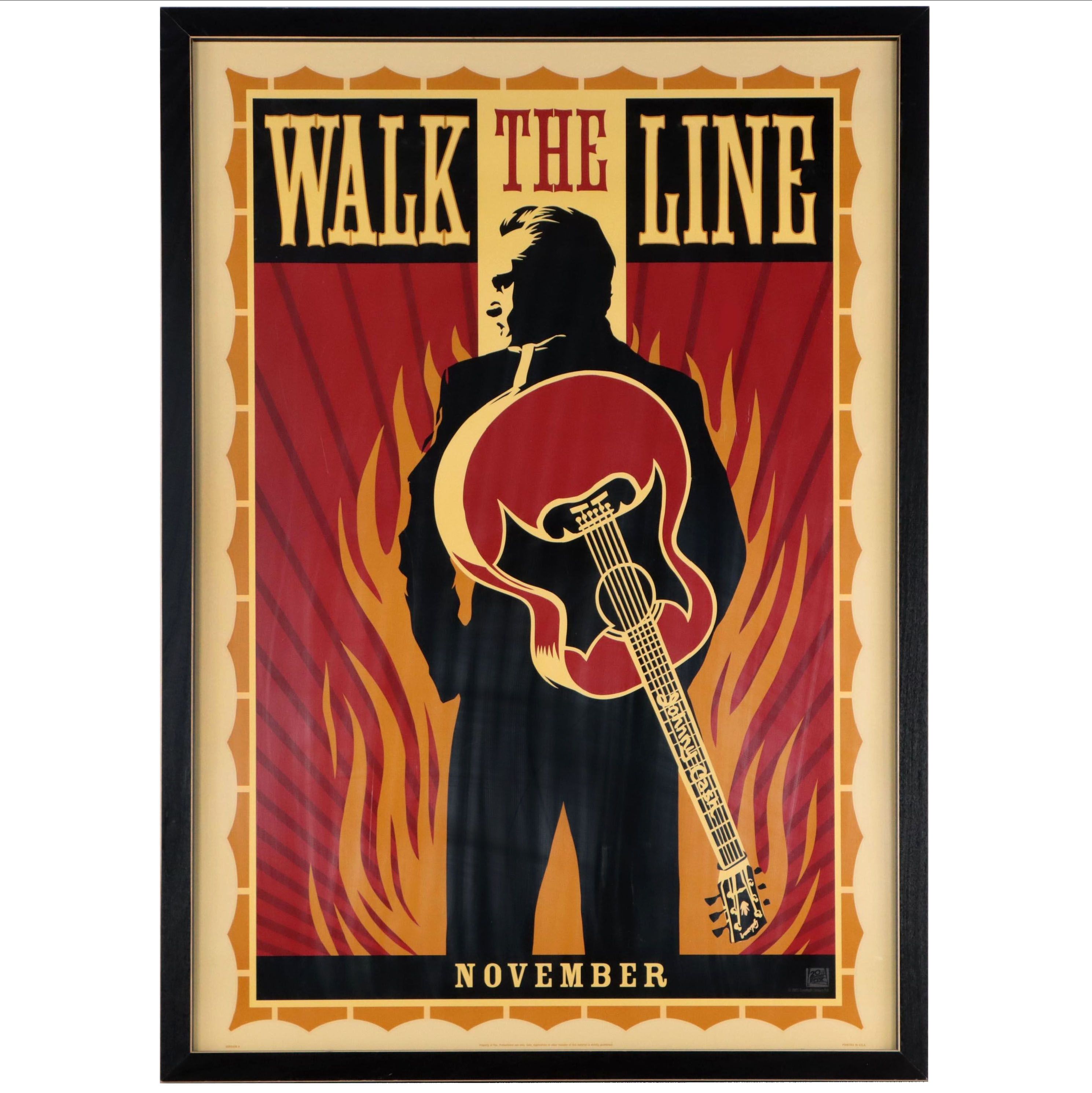 "Walk the Line" Movie Promo Poster After Shepard Fairey, 2005