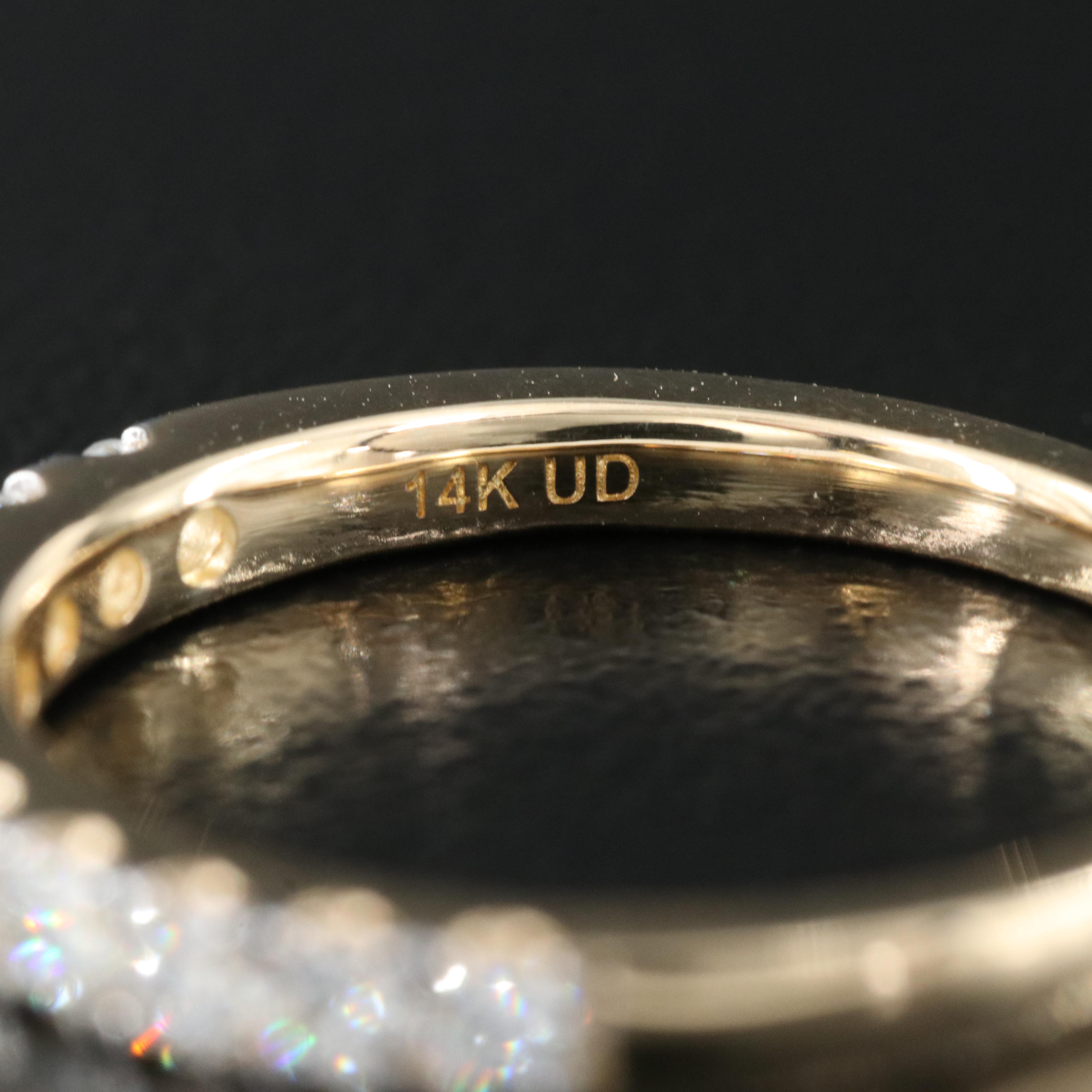 14K 0.50 CTW Lab Grown Diamond Ring with IGI Online Report