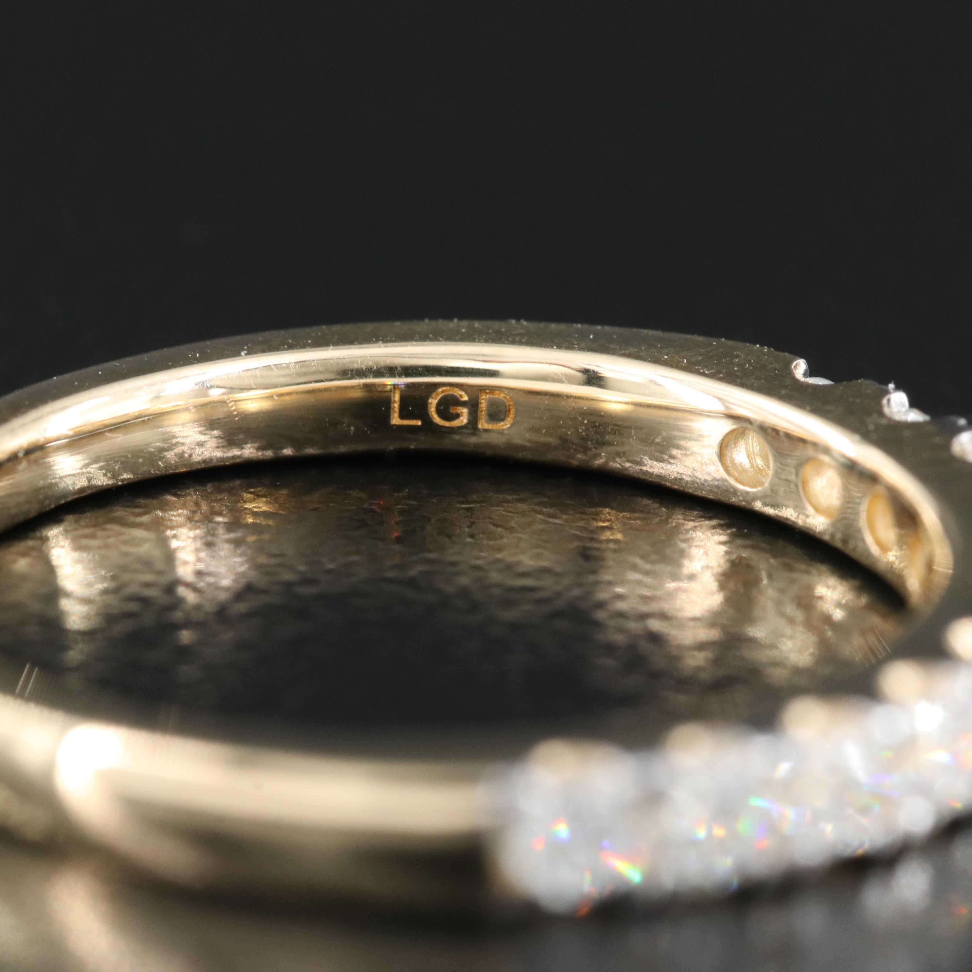 14K 0.50 CTW Lab Grown Diamond Ring with IGI Online Report