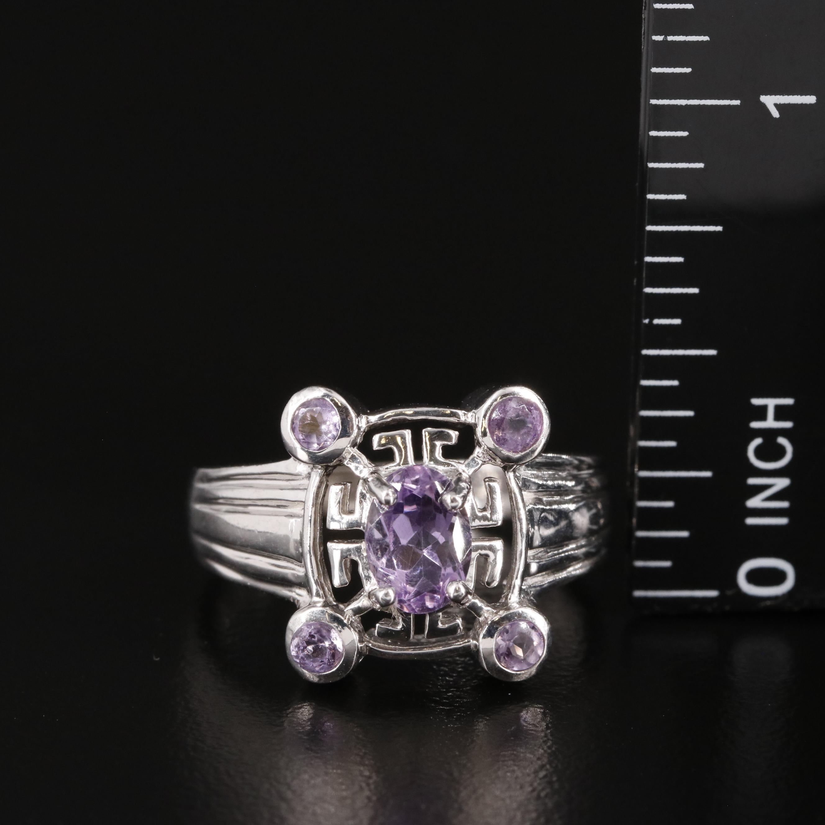 Sterling Amethyst Ring