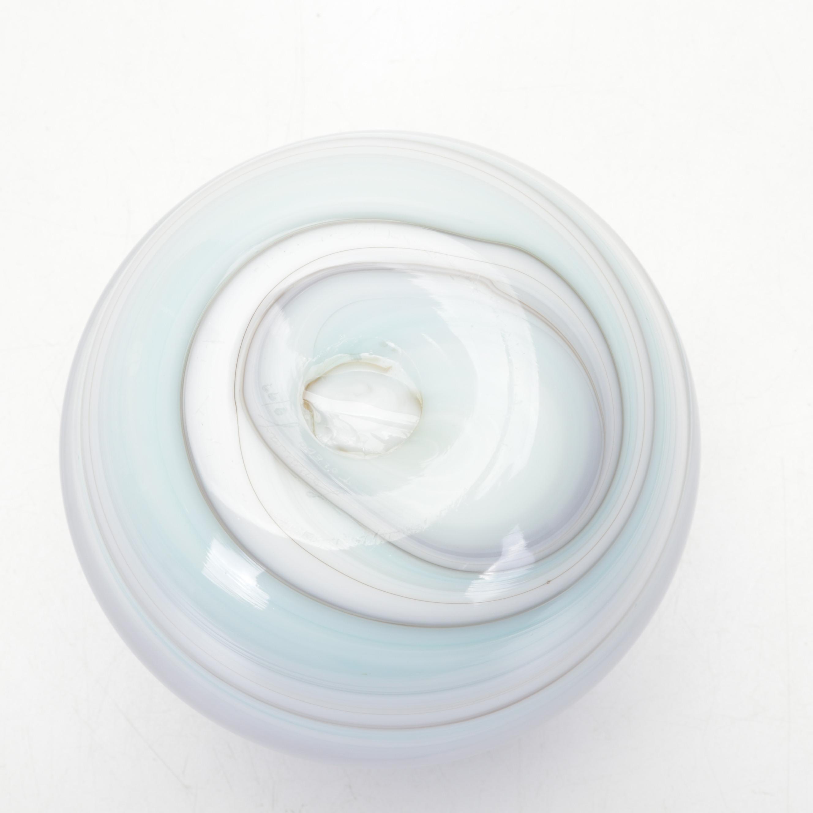 Brian Lonsway of Toledo Opalescent Studio Glass Vase, 1979