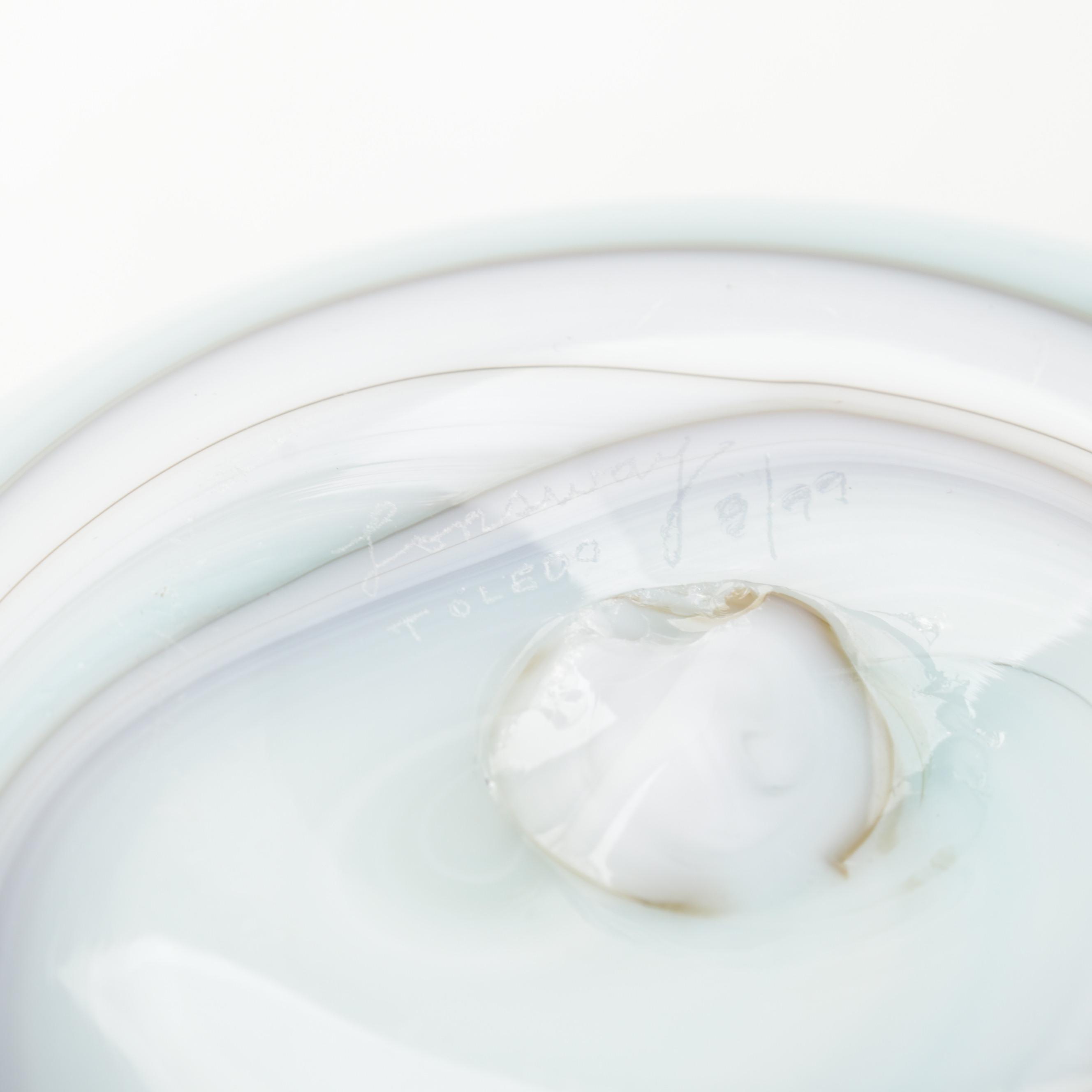 Brian Lonsway of Toledo Opalescent Studio Glass Vase, 1979