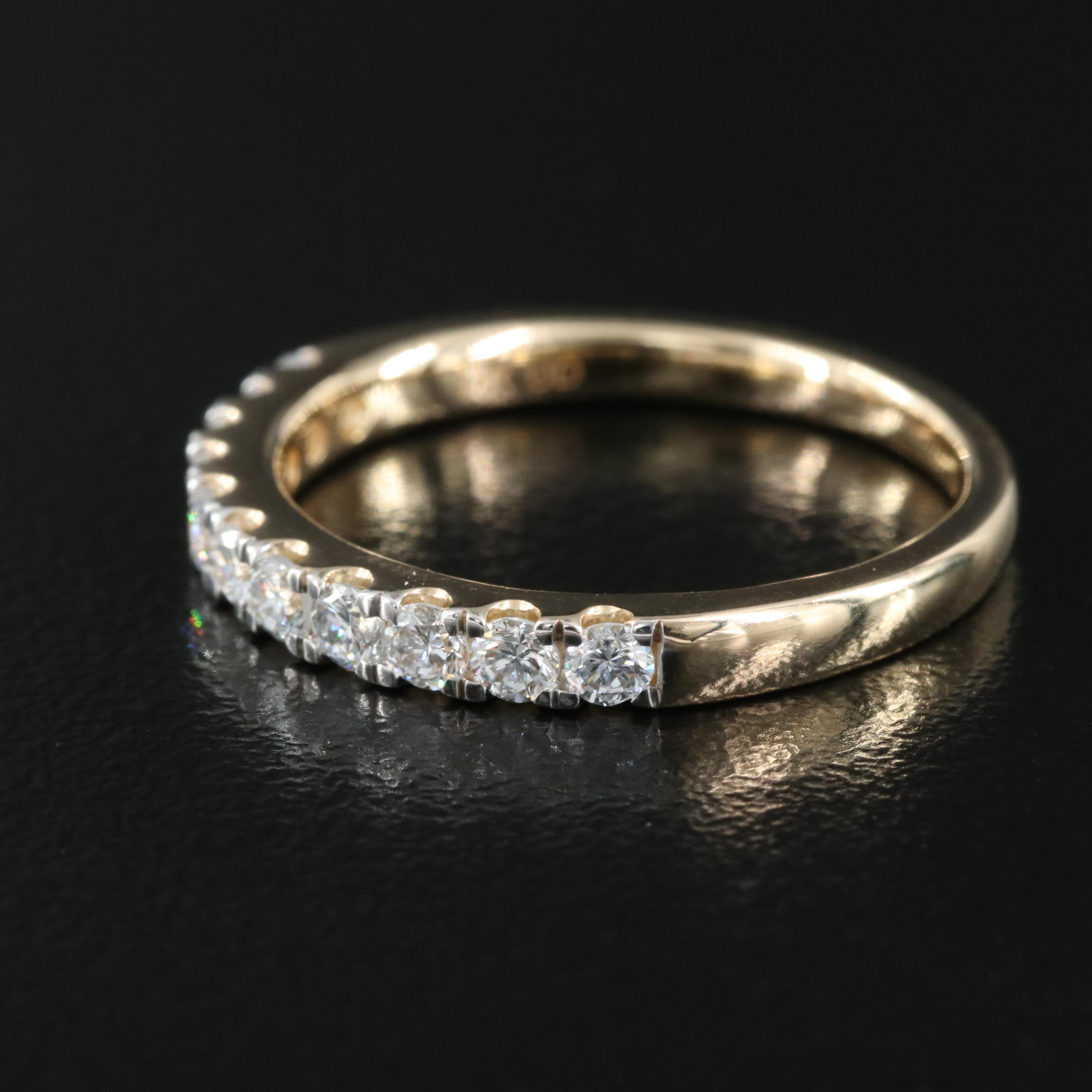 14K 0.50 CTW Lab Grown Diamond Ring with IGI Online Report