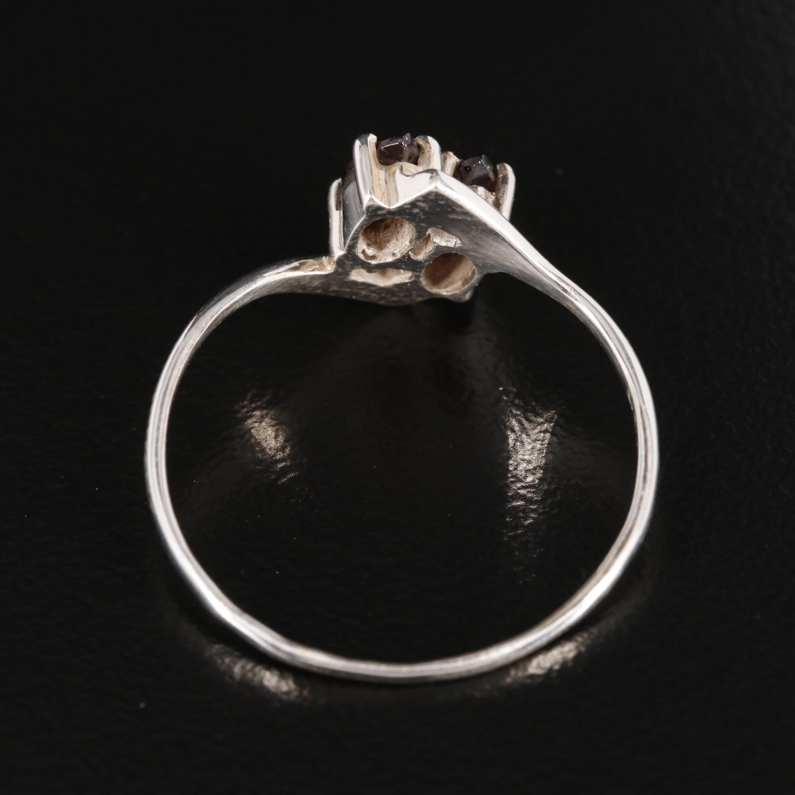 Sterling Garnet Ring