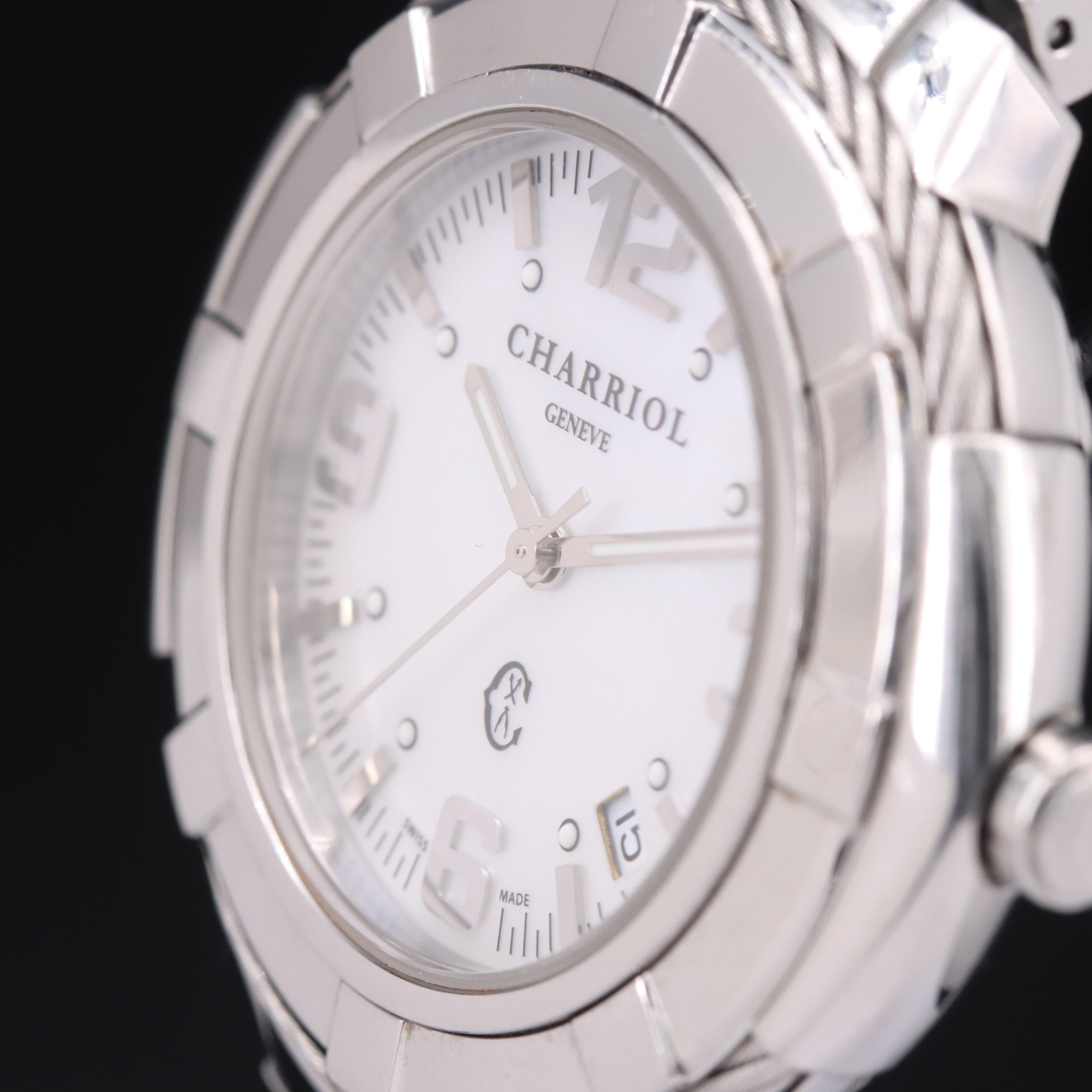 Charriol Celtic Mother-of-Pearl Dial Watch with Date