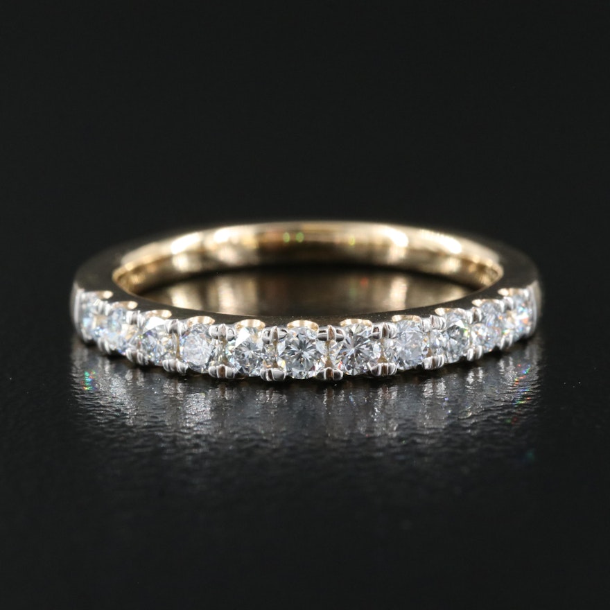 14K 0.50 CTW Lab Grown Diamond Ring with IGI Online Report