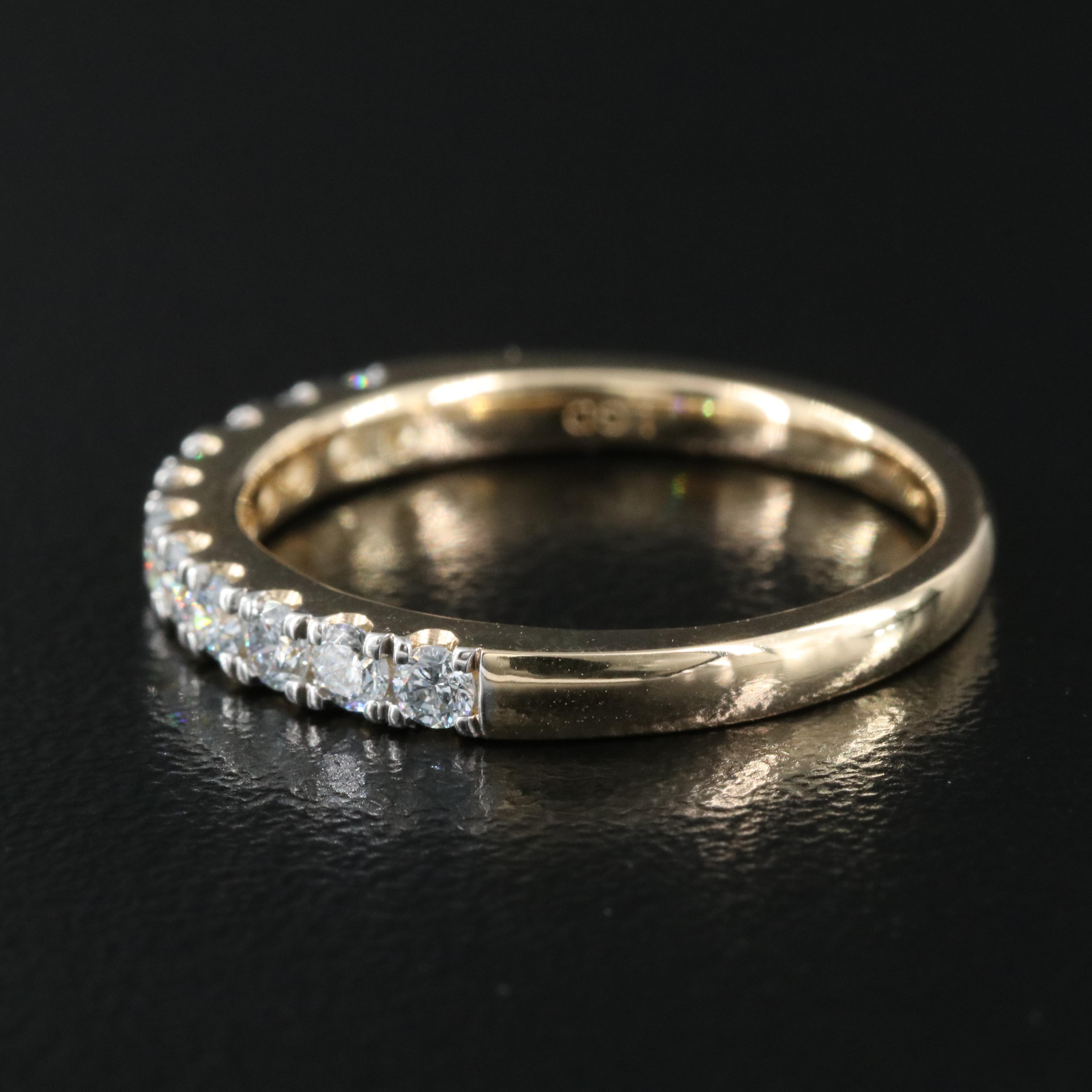 14K 0.50 CTW Lab Grown Diamond Ring with IGI Online Report