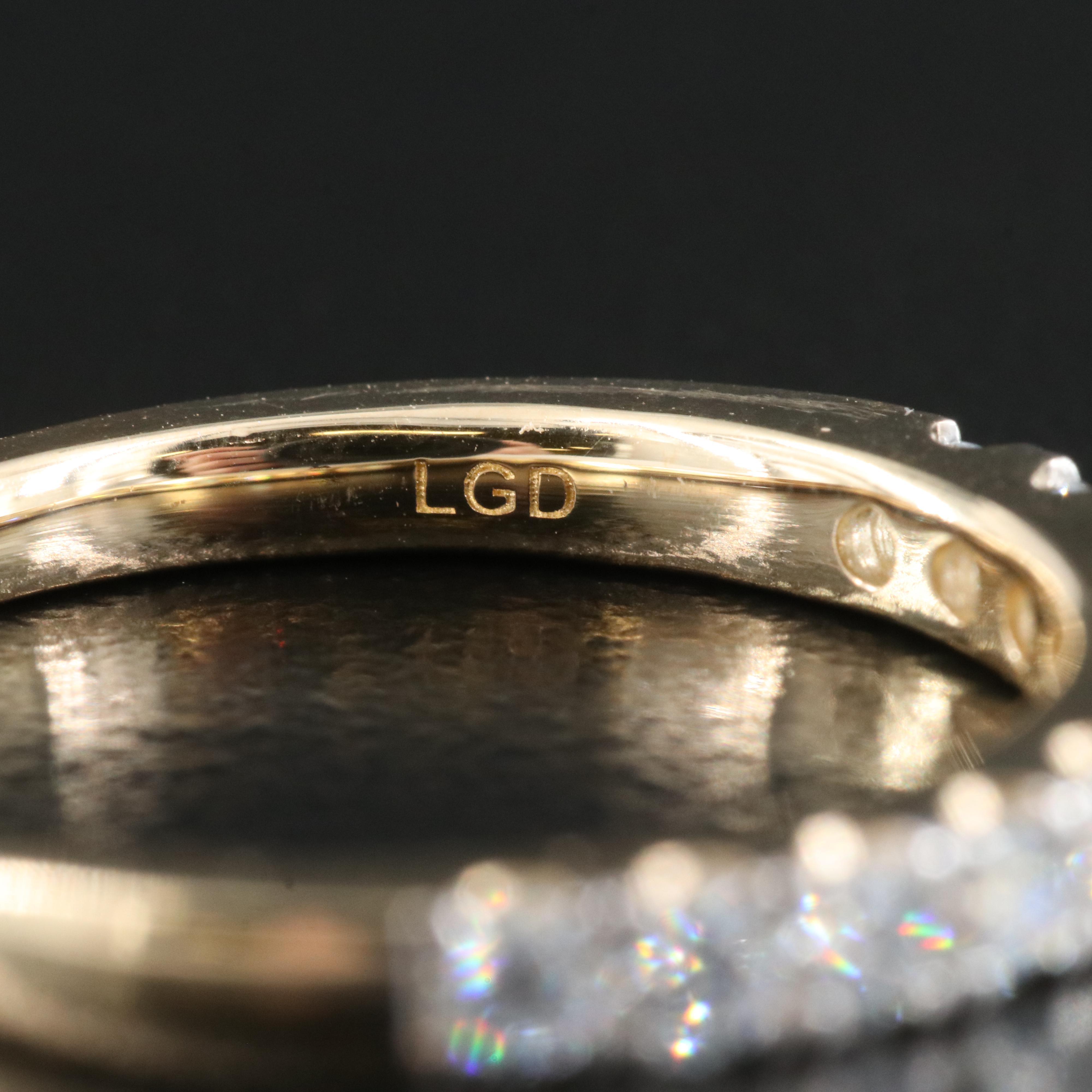 14K 0.50 CTW Lab Grown Diamond Ring with IGI Online Report